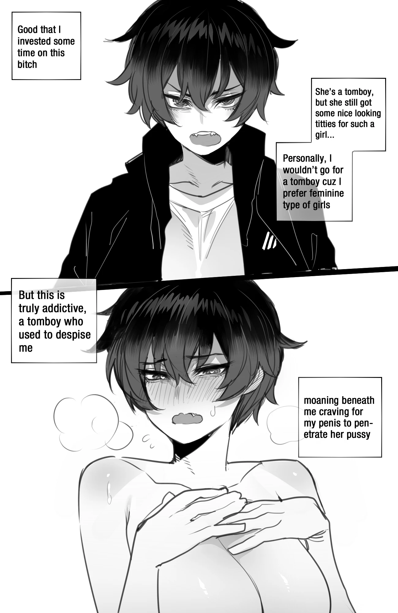 Tomboy Sister Bully Netorare porn comic picture 15