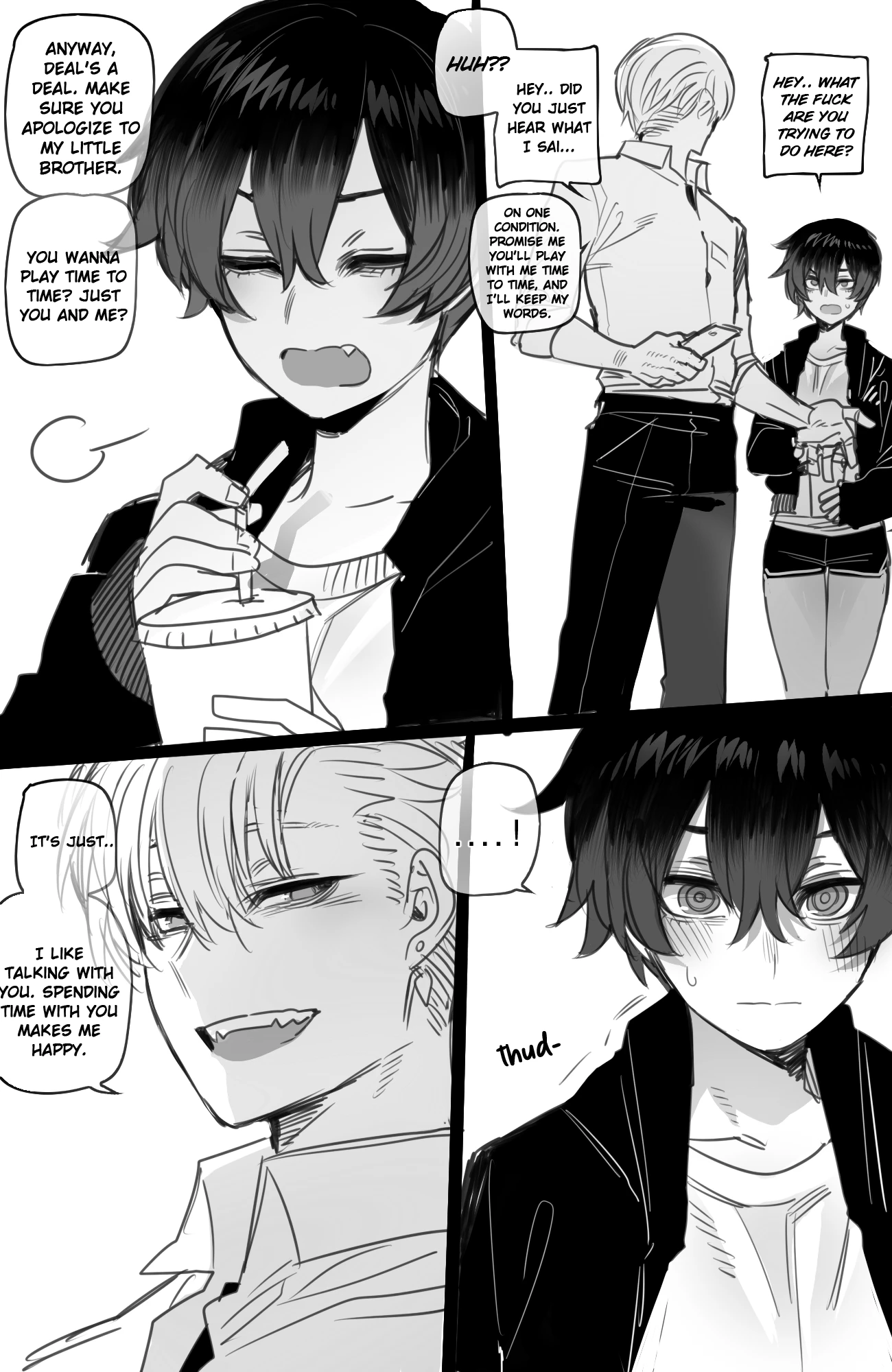 Tomboy Sister Bully Netorare porn comic picture 5