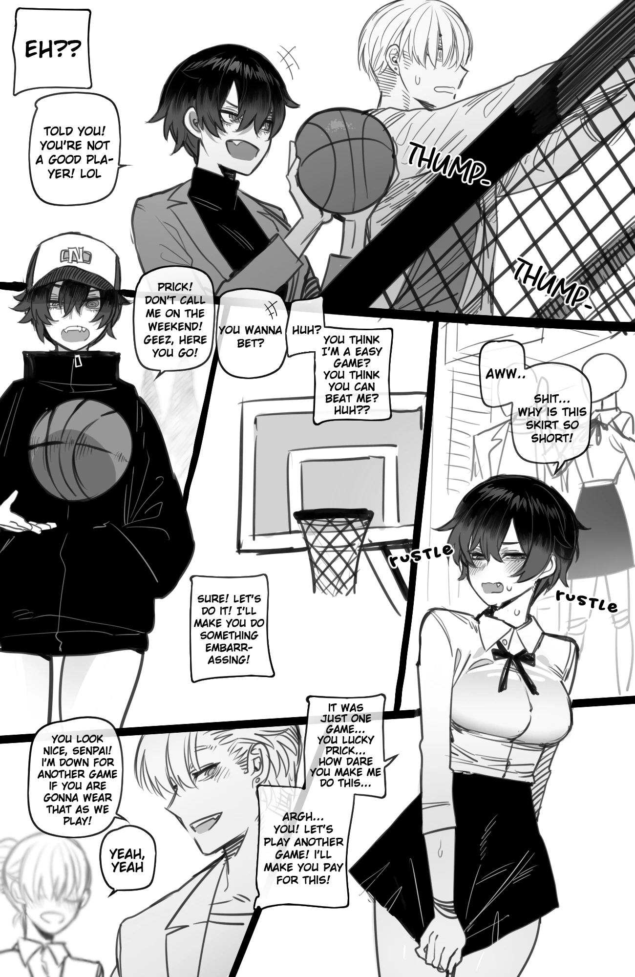 Tomboy Sister Bully Netorare porn comic picture 7