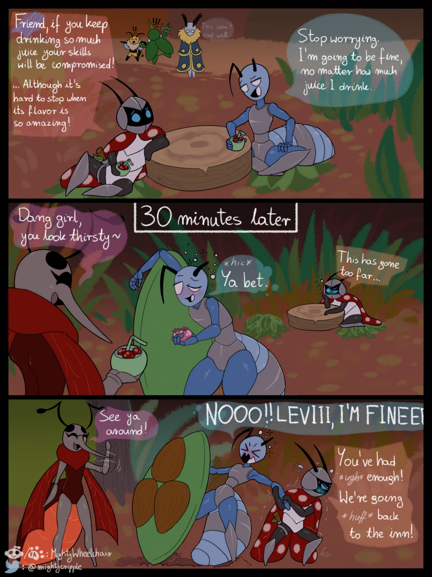 Too Much Berry Juice porn comic picture 1