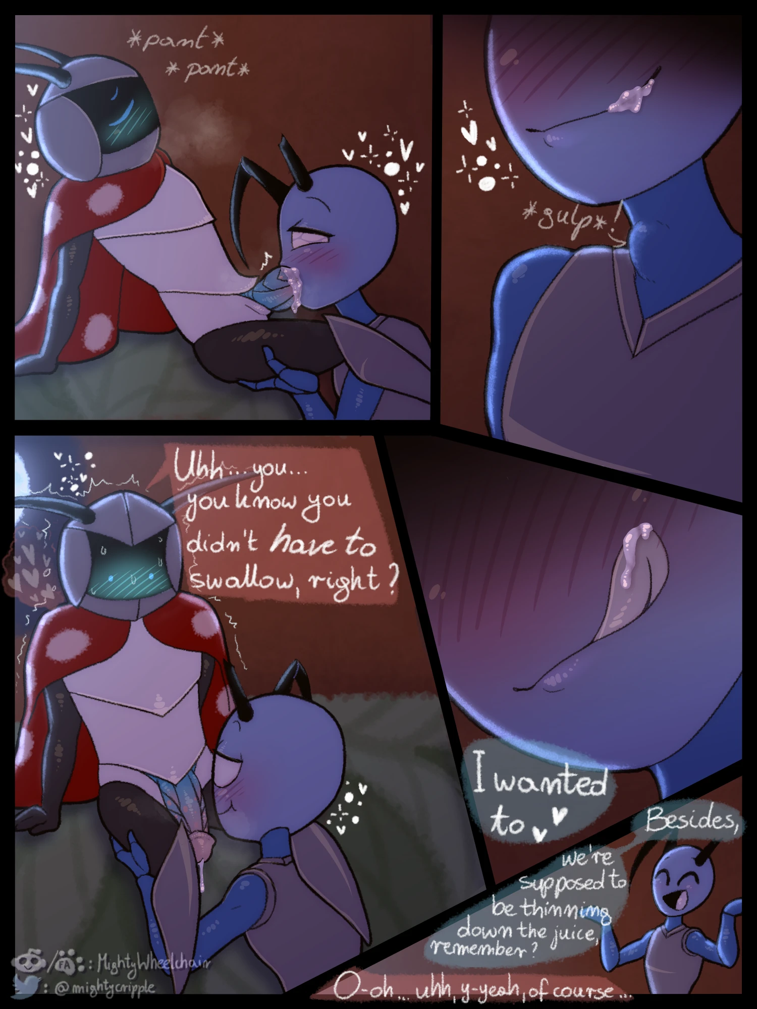 Too Much Berry Juice porn comic picture 7