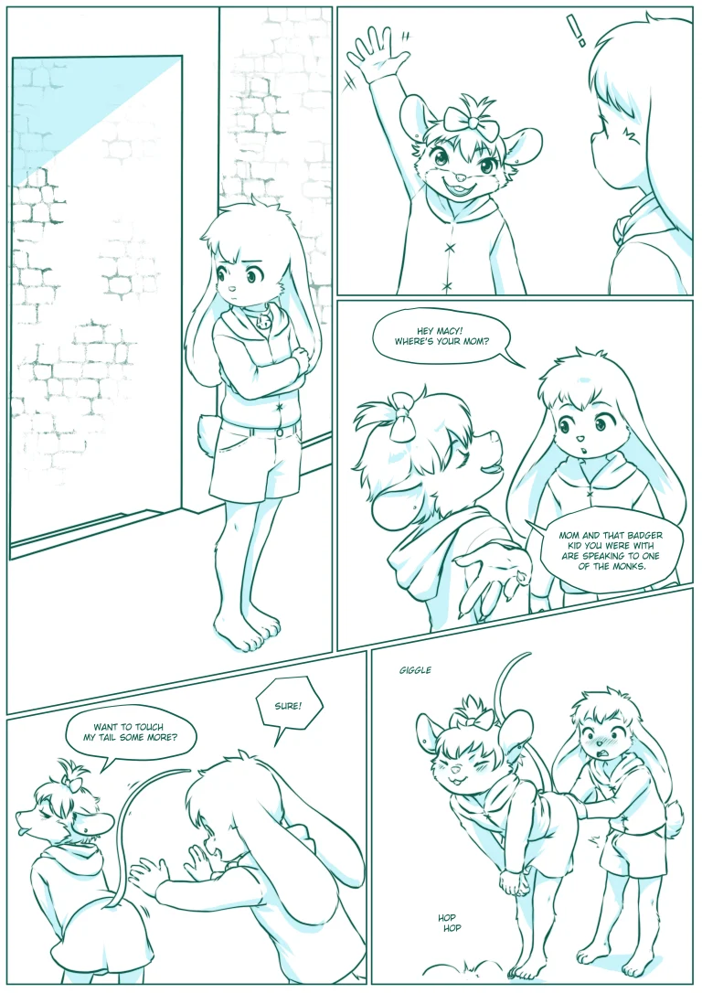 Touch my Tail porn comic picture 1