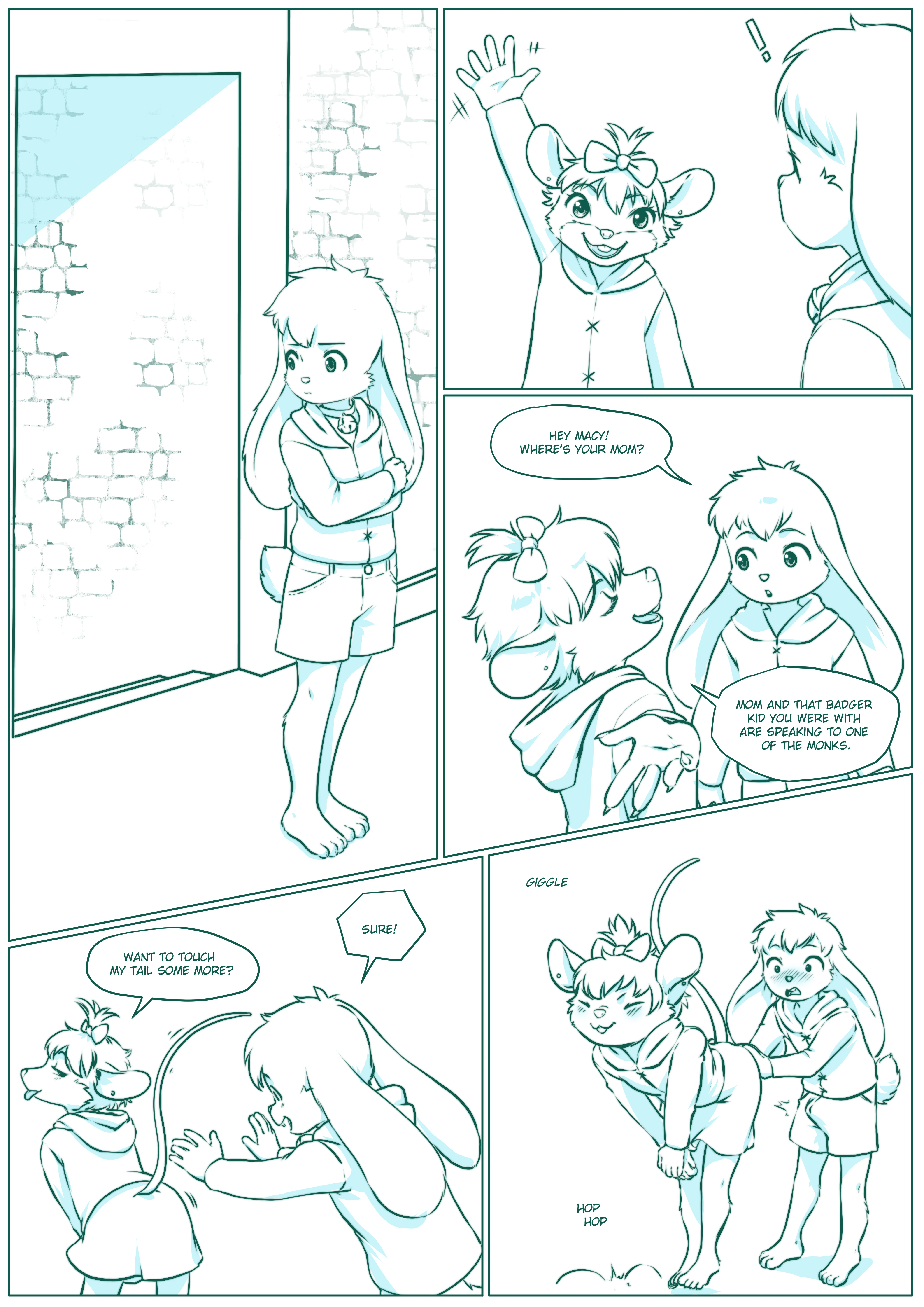 Touch my Tail porn comic picture 1