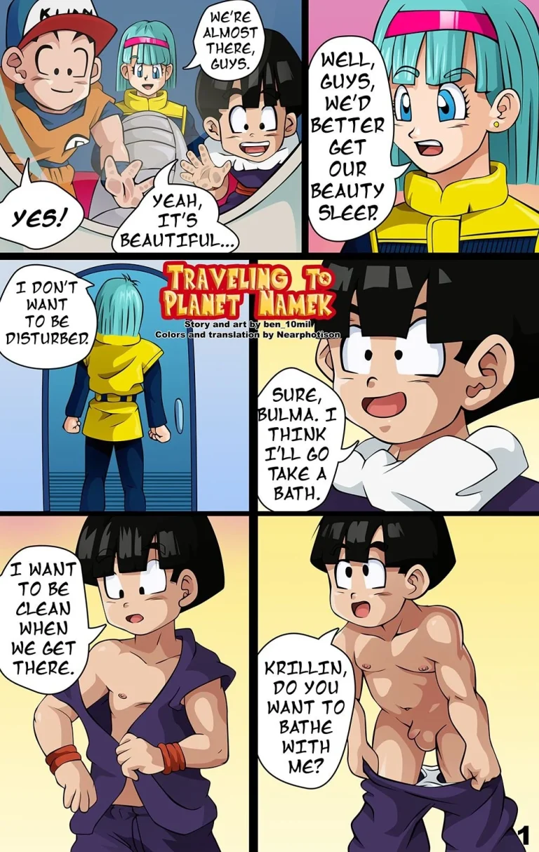 Traveling To Planet Namek porn comic picture 1