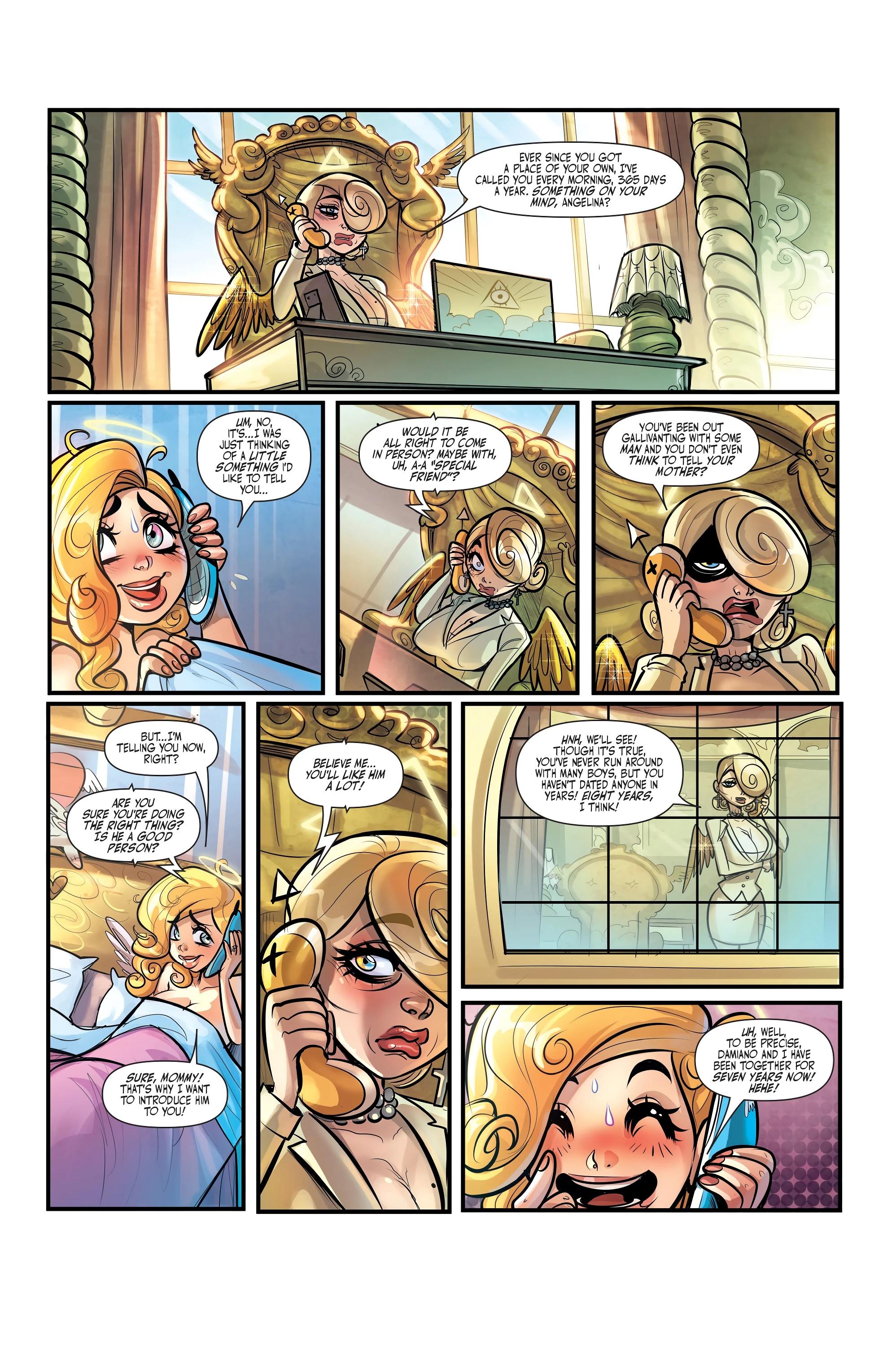 Un Sacred by Mirka Andolfo Issue 3 porn comic picture 12