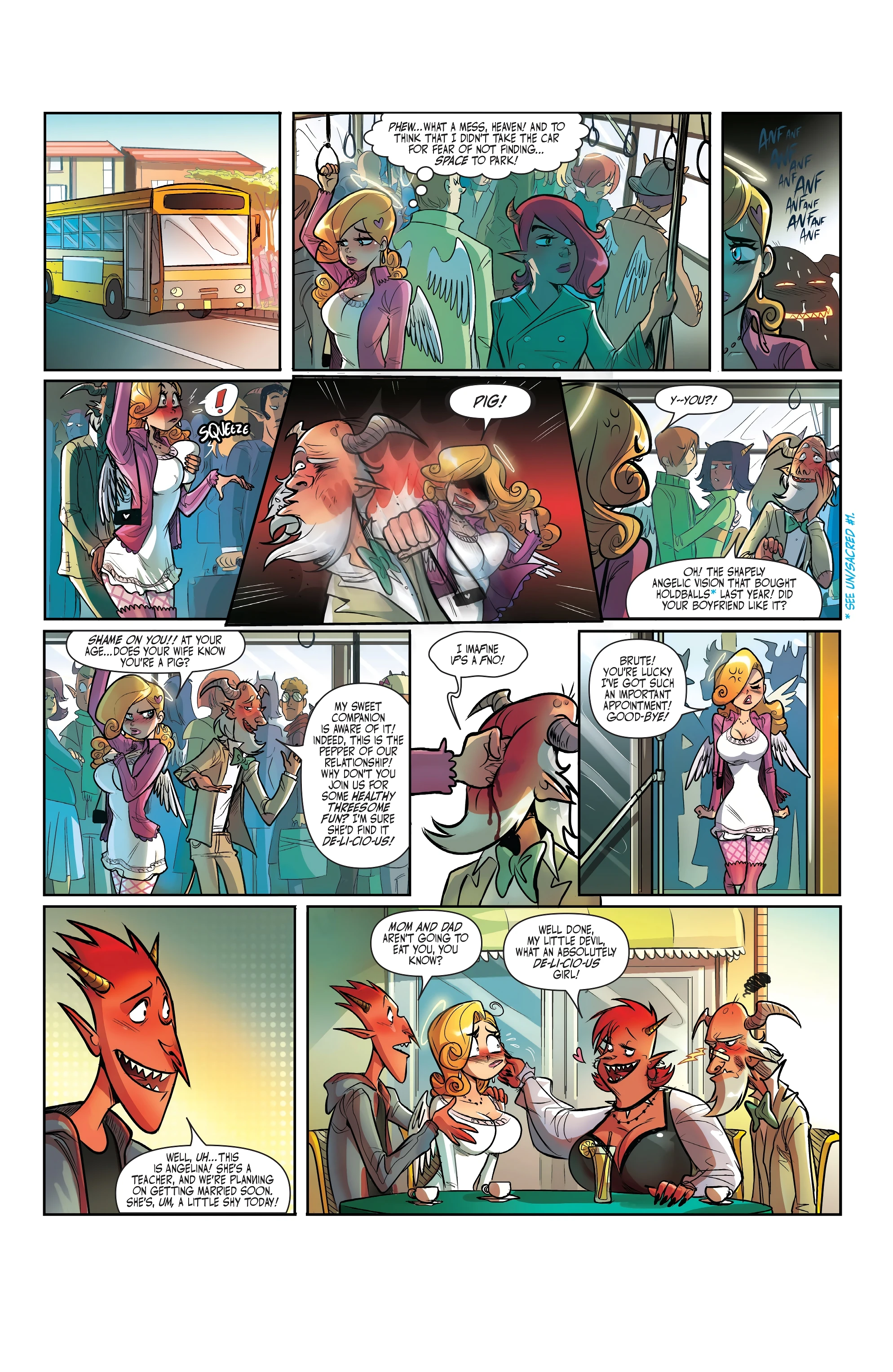 Un Sacred by Mirka Andolfo Issue 3 porn comic picture 18