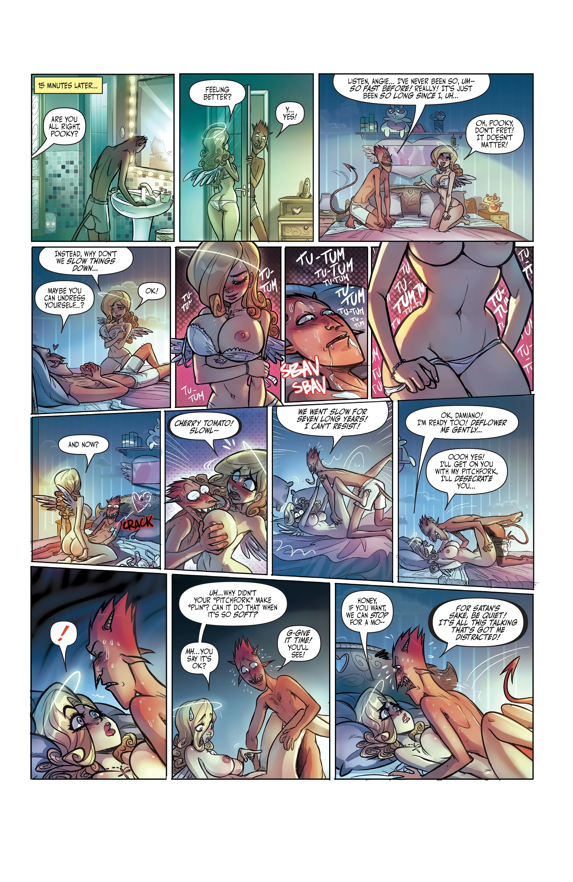 Un Sacred by Mirka Andolfo Issue 3 porn comic picture 6