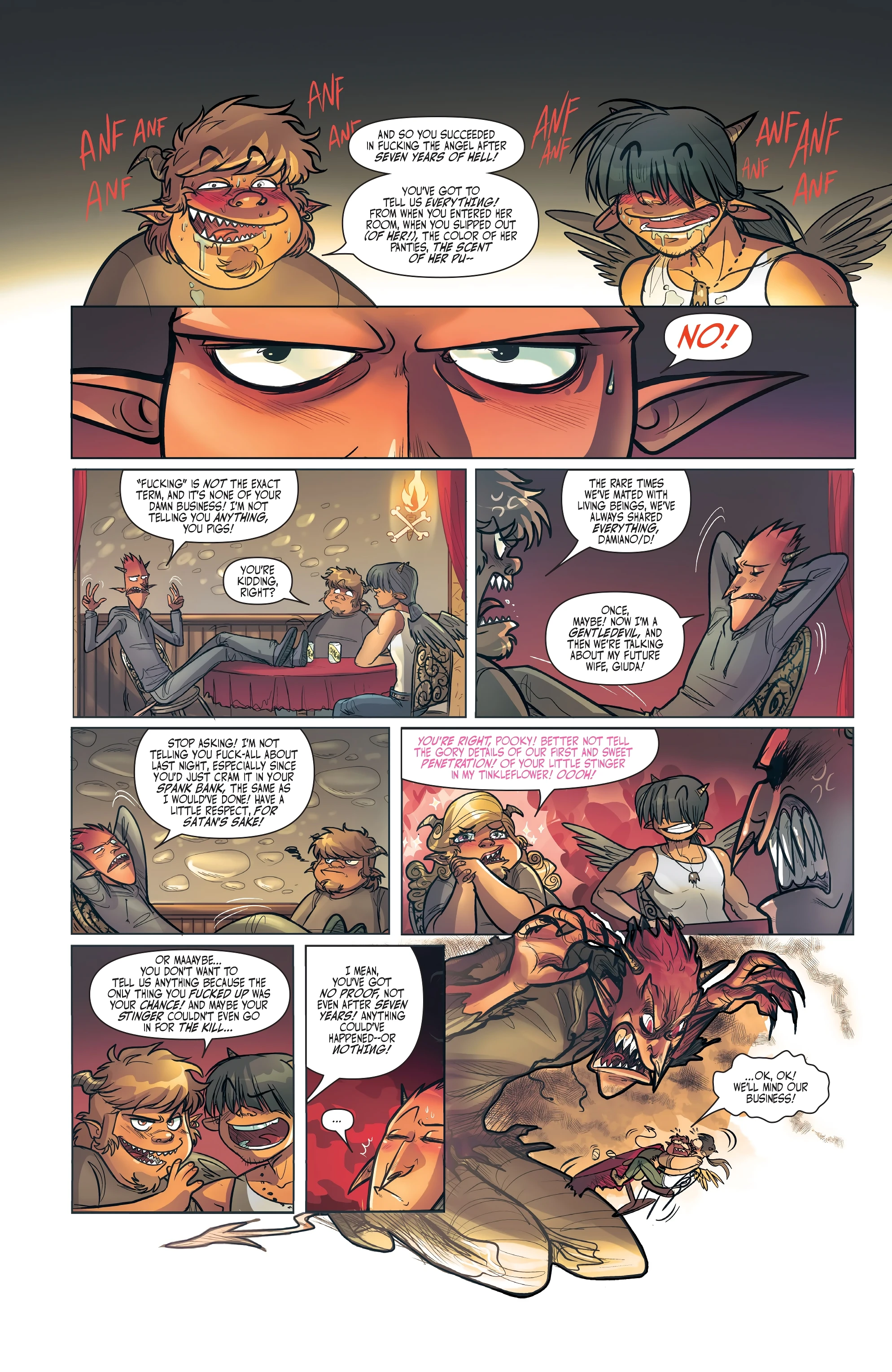 Un Sacred by Mirka Andolfo Issue 3 porn comic picture 8