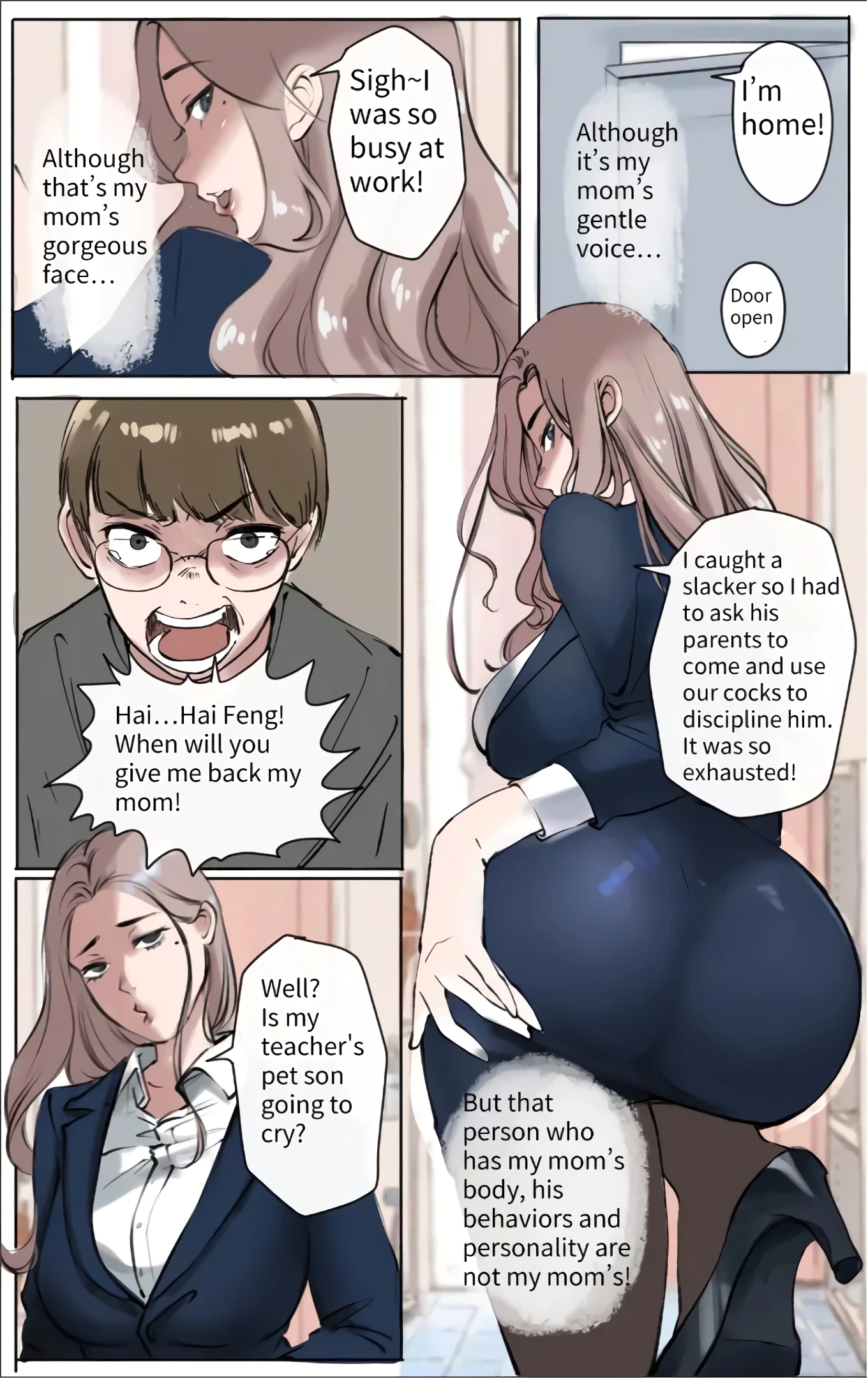 Under the maternal love 3 porn comic picture 1