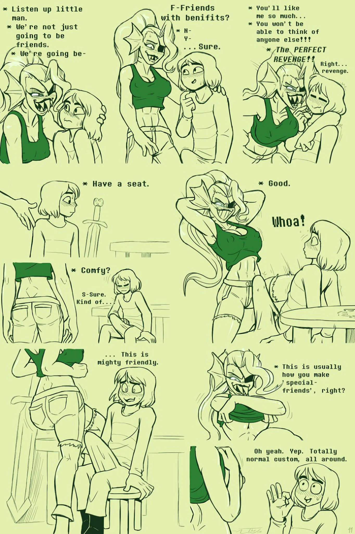 Under(her)tail 4 porn comic picture 11
