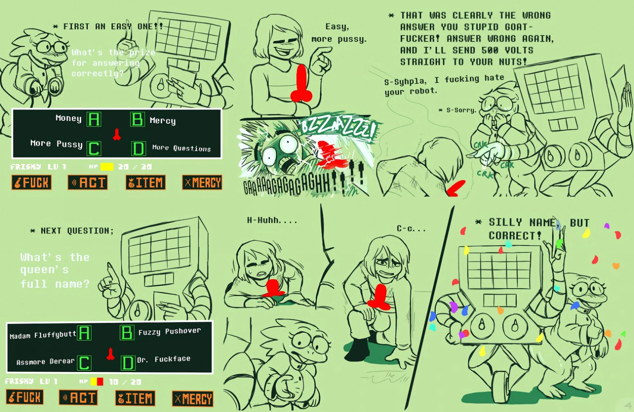Under(her)tail 4 porn comic picture 5
