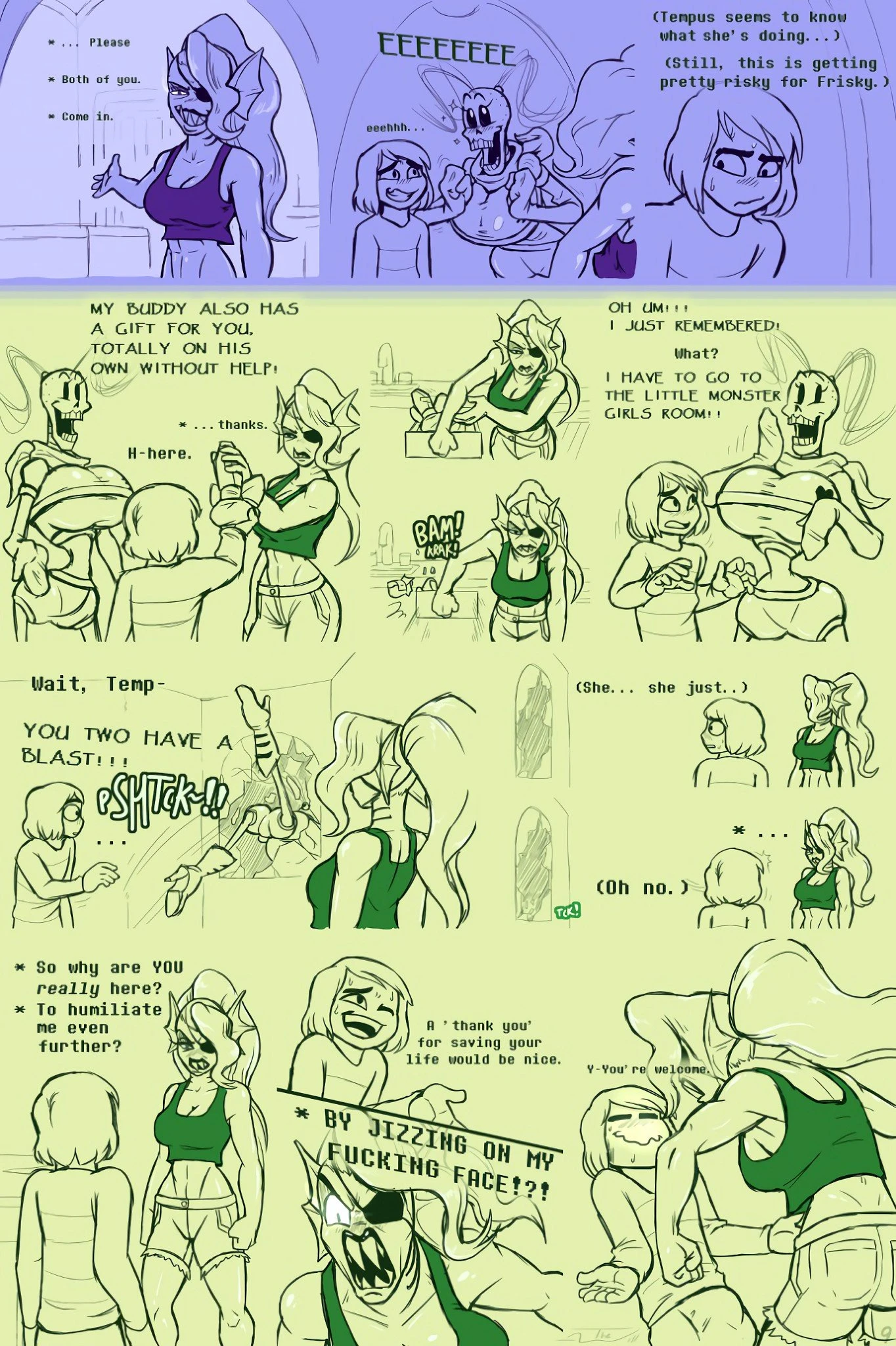 Under(her)tail 4 porn comic picture 9