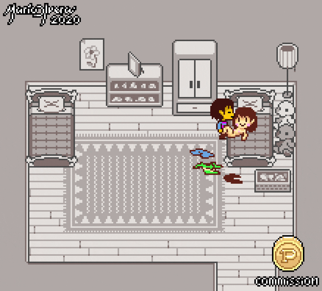 Undertale/Deltarune Pixel Art porn comic picture 12