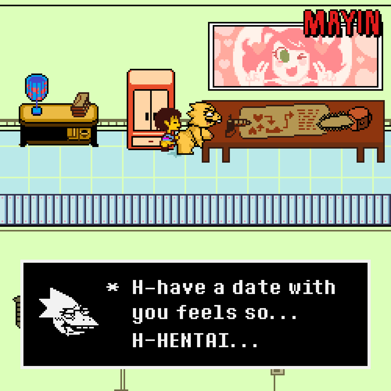 Undertale/Deltarune Pixel Art porn comic picture 13