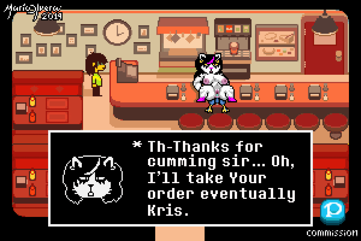 Undertale/Deltarune Pixel Art porn comic picture 14