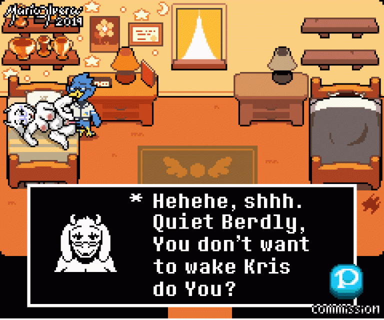 Undertale/Deltarune Pixel Art porn comic picture 2
