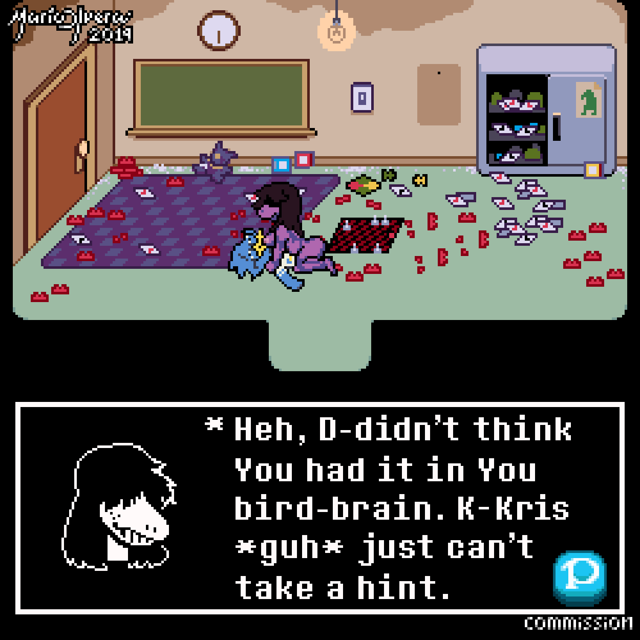 Undertale/Deltarune Pixel Art porn comic picture 6