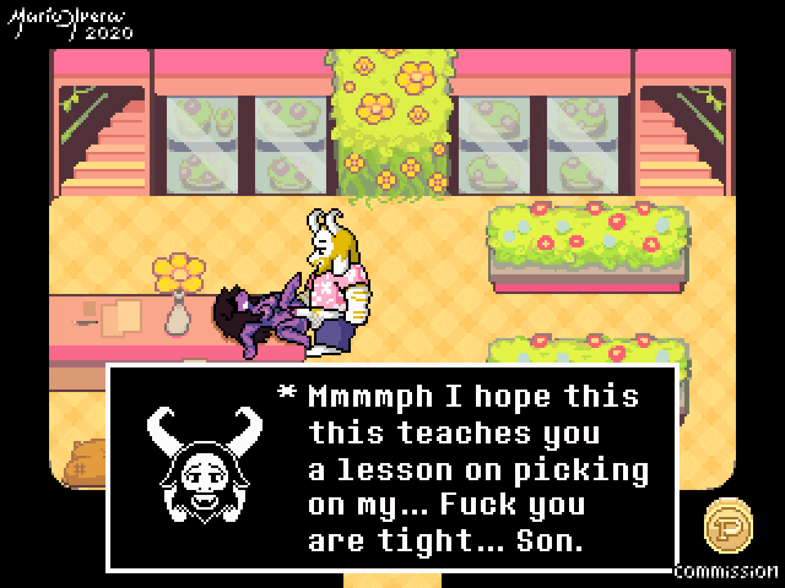 Undertale/Deltarune Pixel Art porn comic picture 8