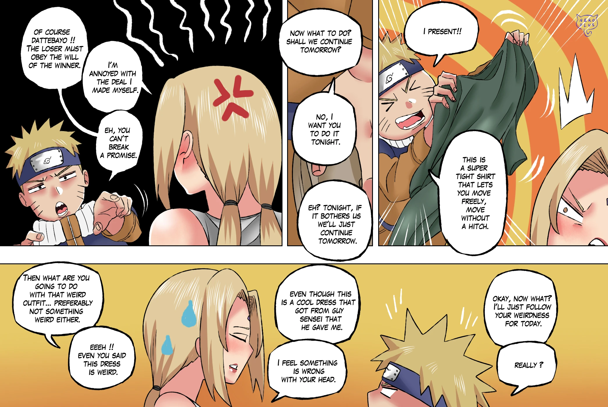 Unlucky Tsunade porn comic picture 2