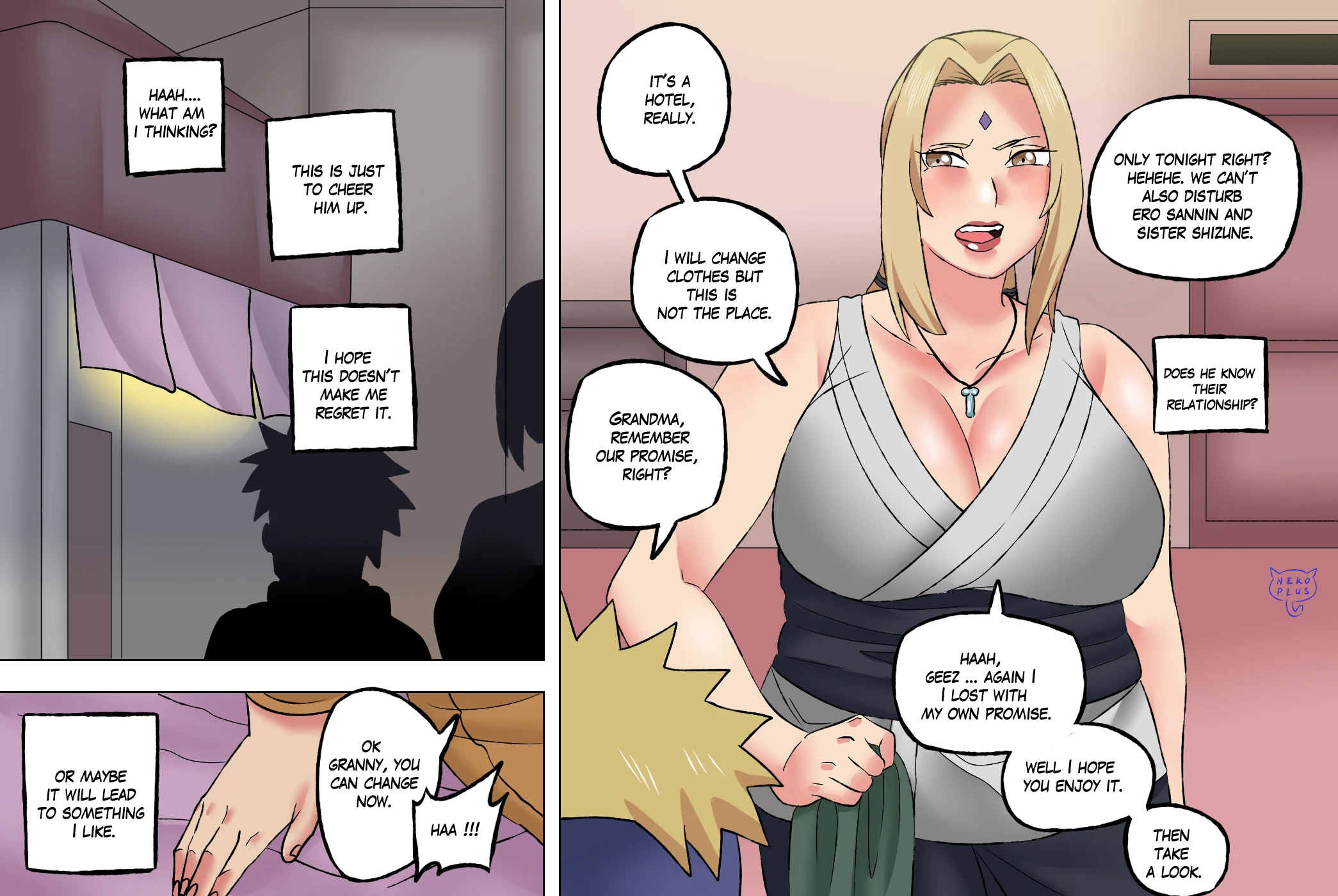 Unlucky Tsunade porn comic picture 3