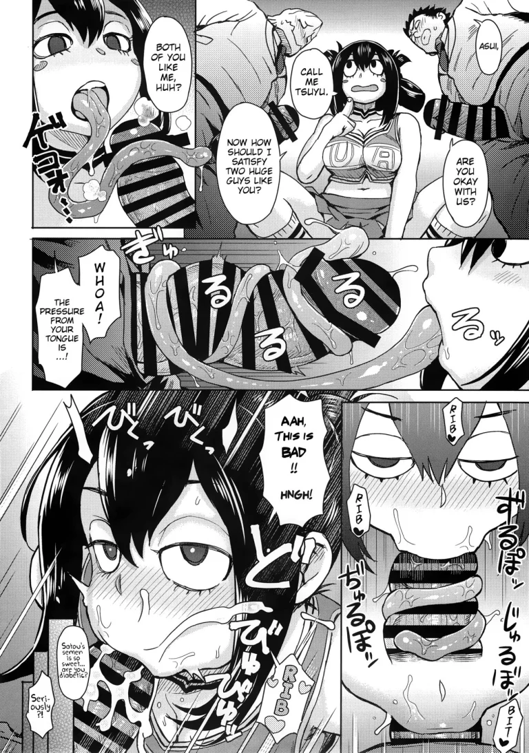 Uraraka Ura Fuuzoku porn comic picture 11