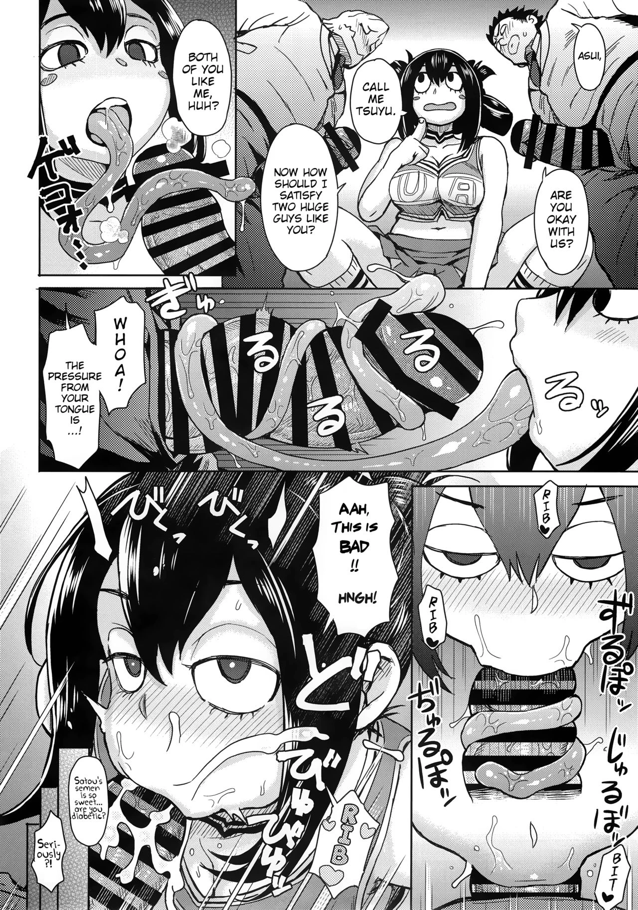 Uraraka Ura Fuuzoku porn comic picture 11