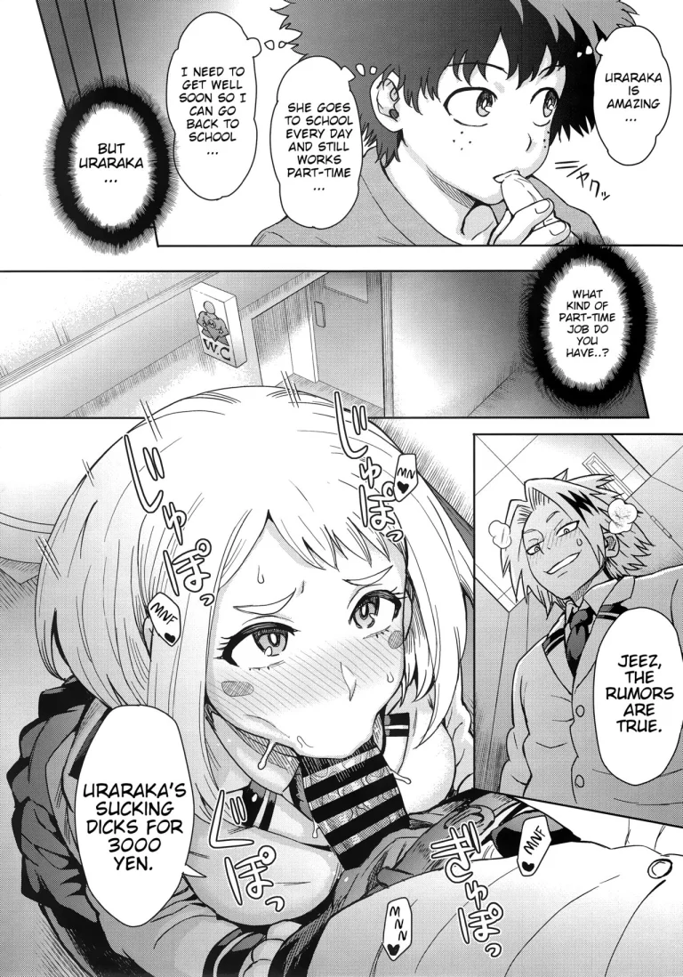 Uraraka Ura Fuuzoku porn comic picture 3