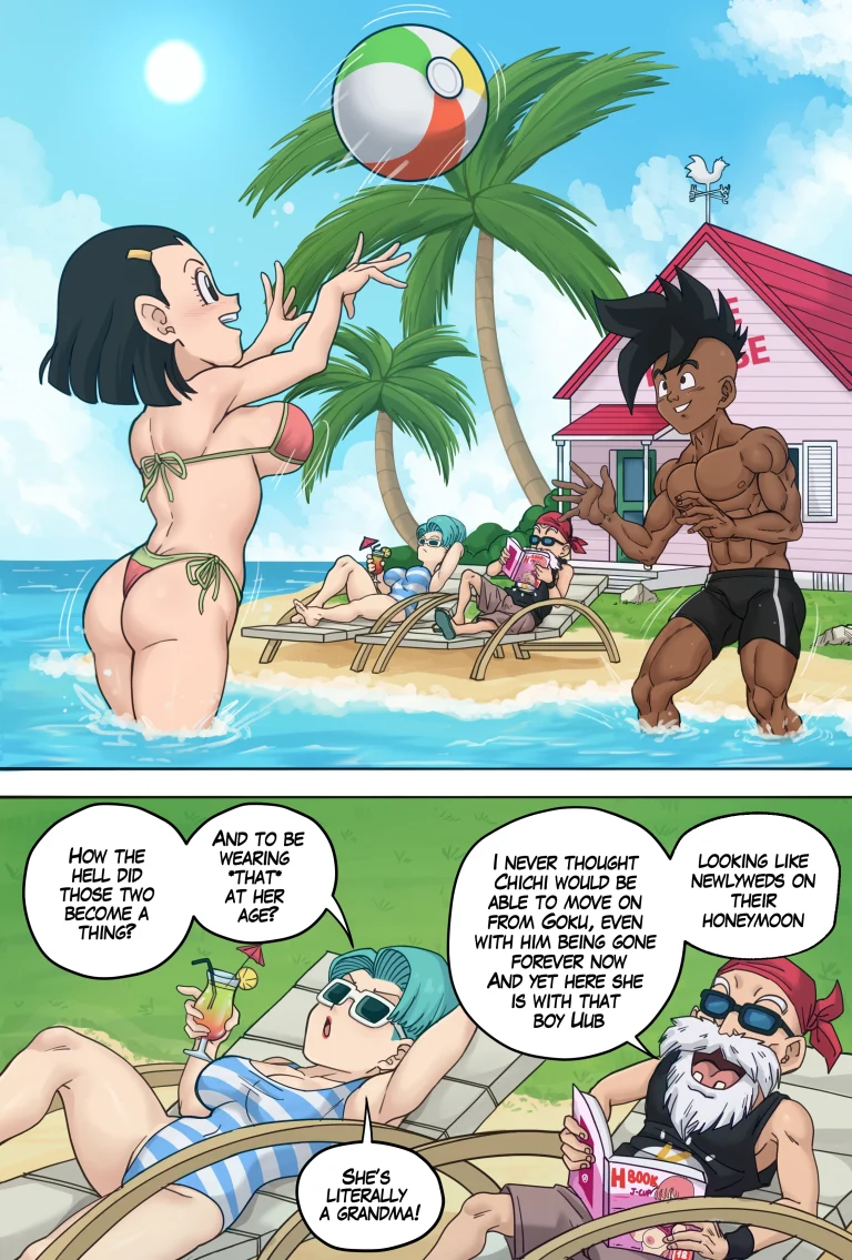 Uub's Vacation porn comic picture 2