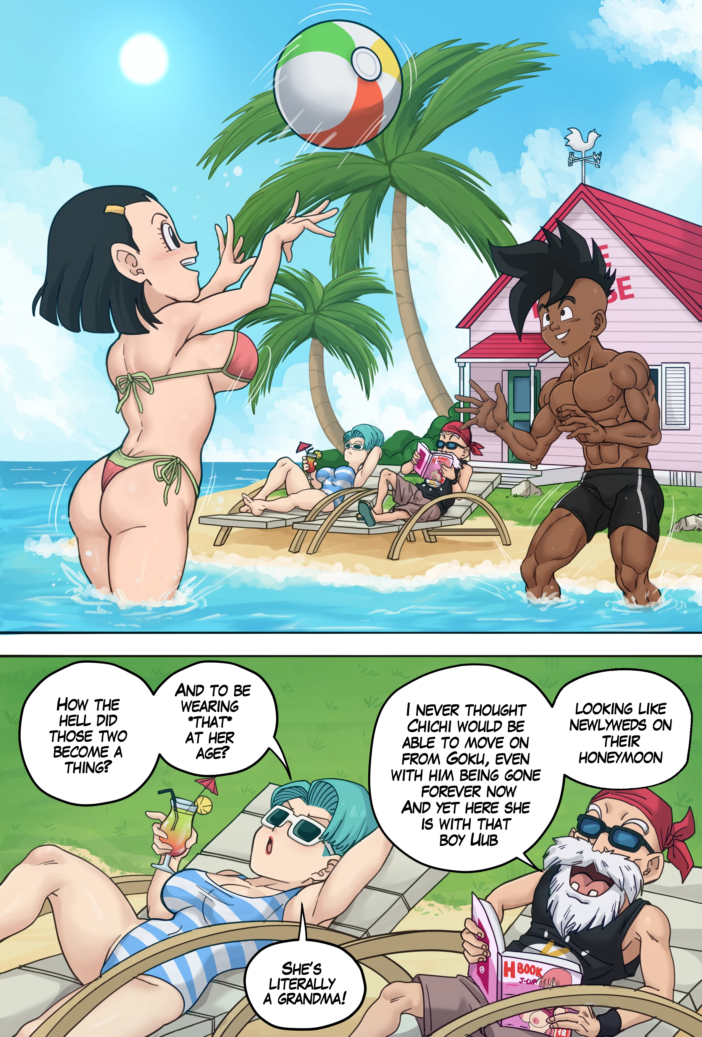Uub's Vacation porn comic picture 2