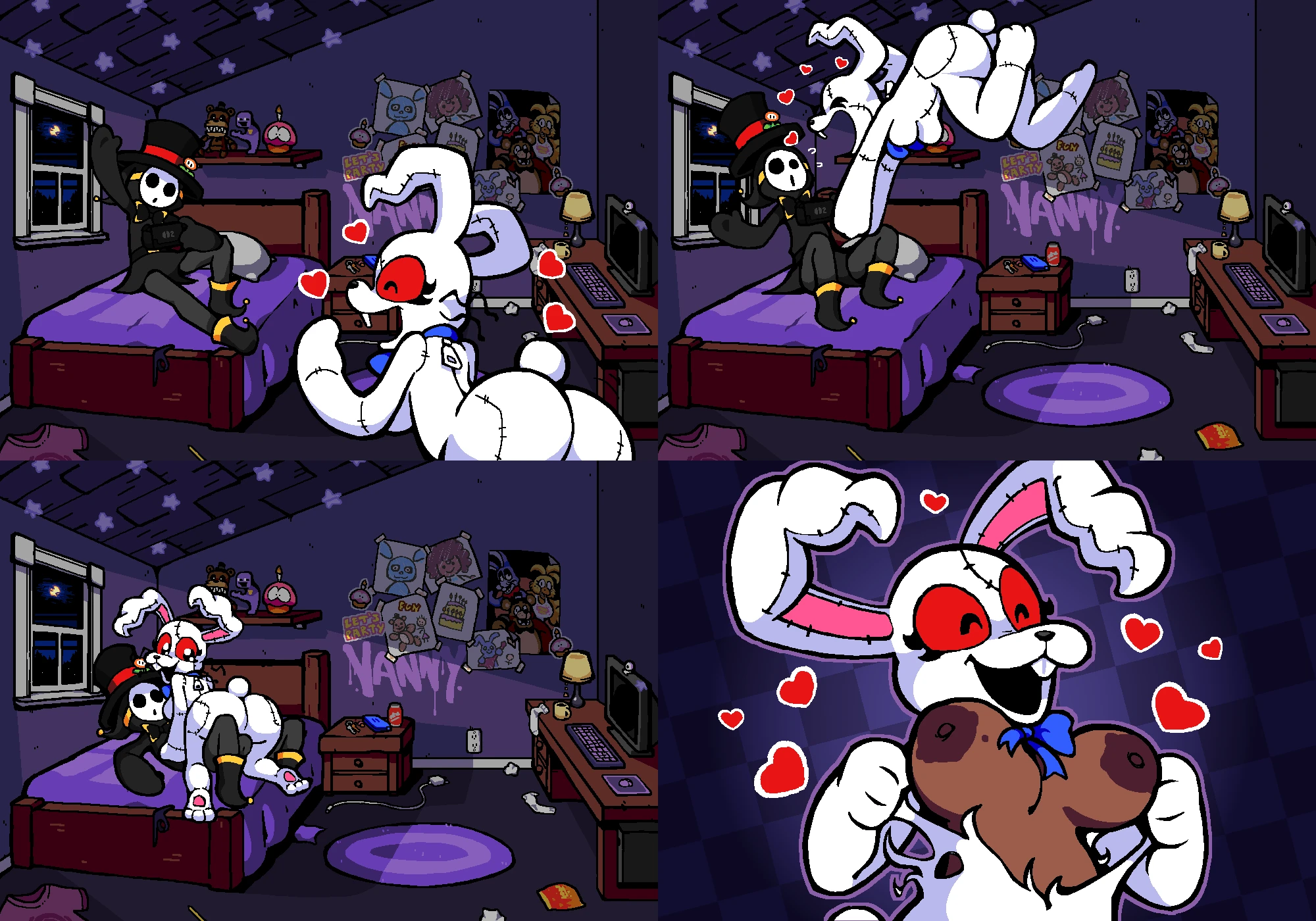 Vanessa & Vanny after shift porn comic picture 3