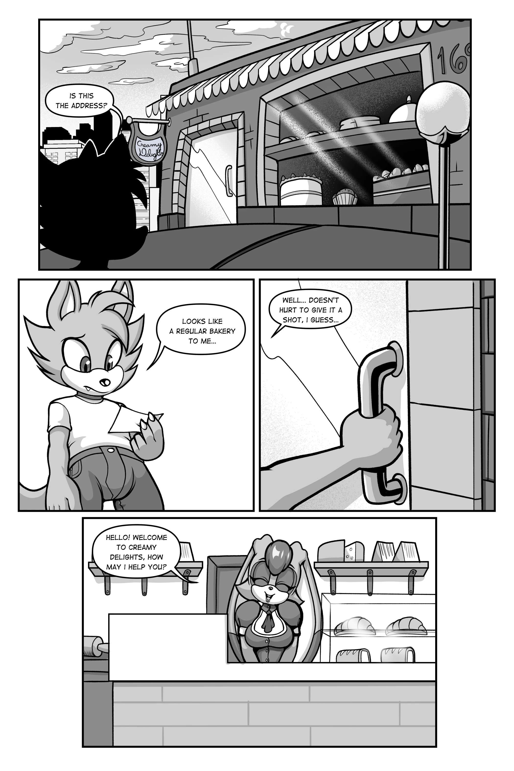 Vanilla's Night Job porn comic picture 2