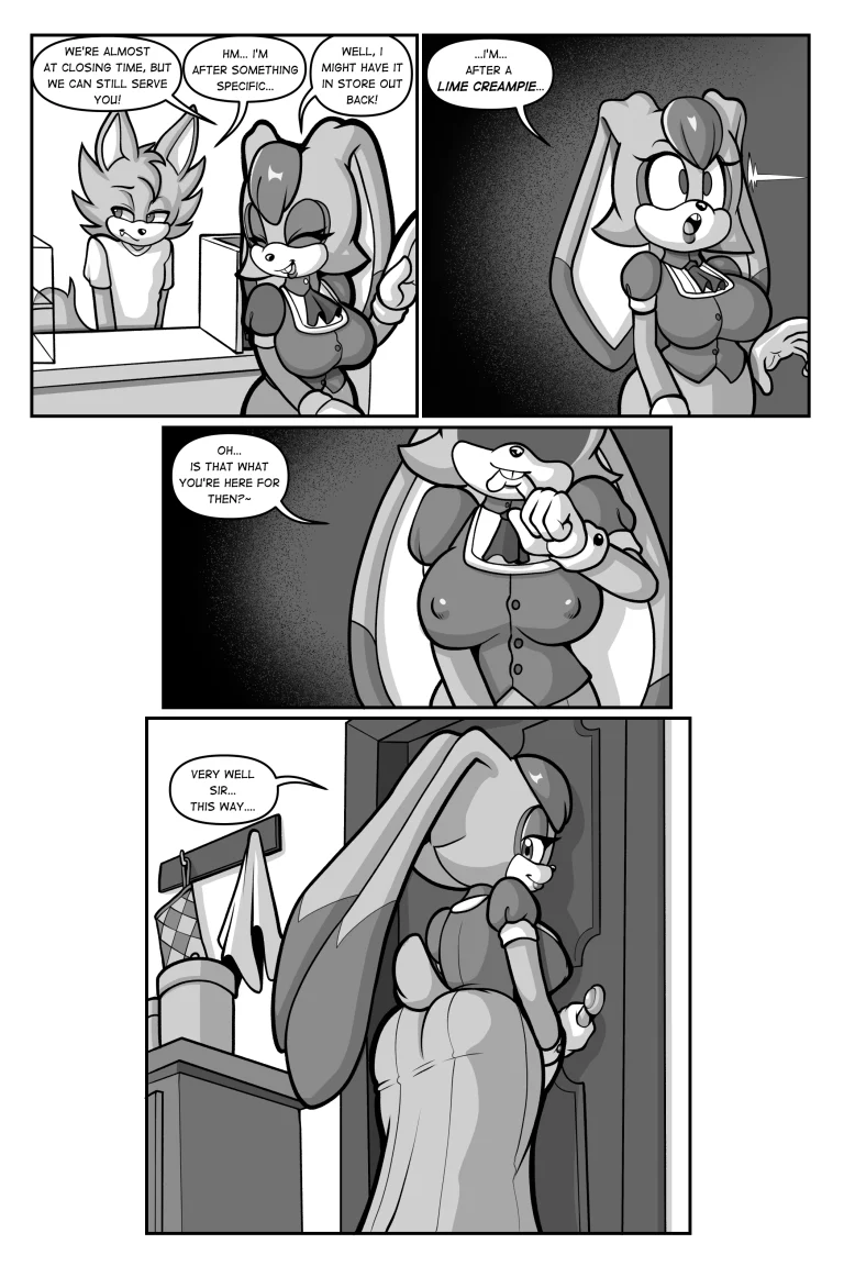 Vanilla's Night Job porn comic picture 3