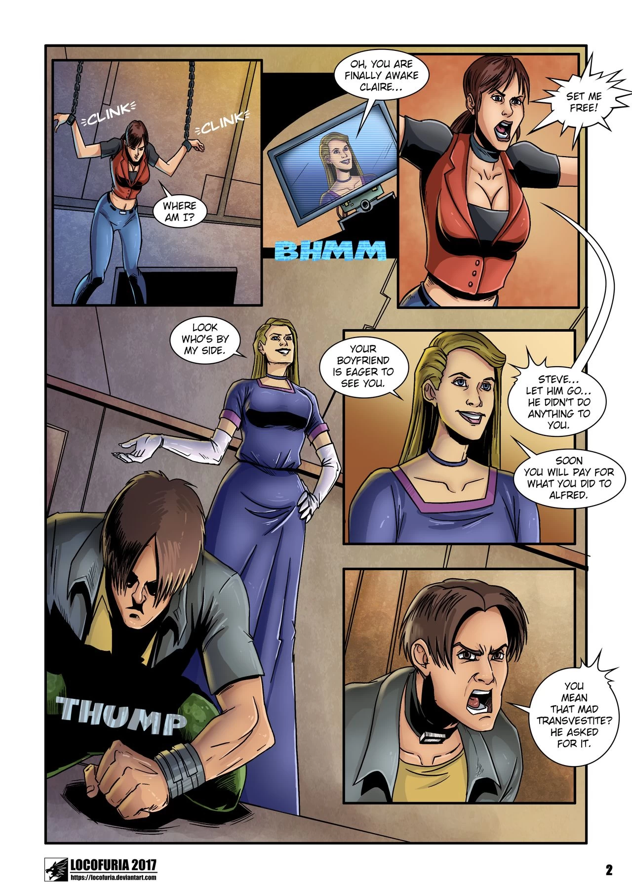 Veronica T-Virus #2 porn comic picture 4