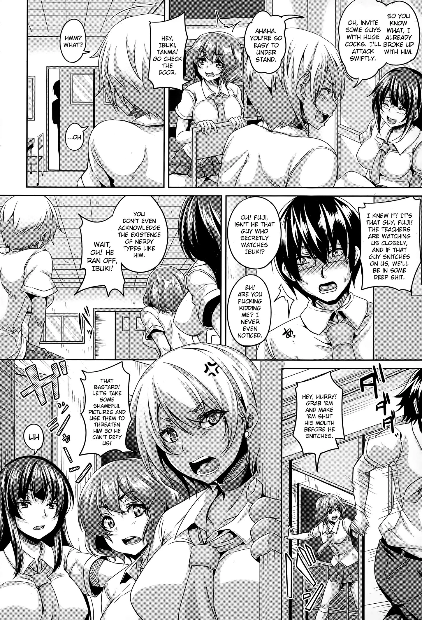 Virgin In Love Violated By a Slut porn comic picture 2