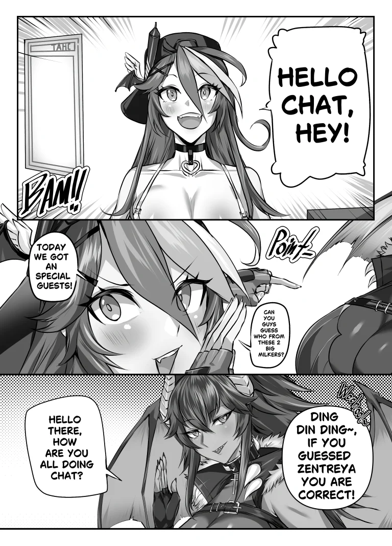 Vtubers Collab (Techycutie x Zentreya) porn comic picture 1