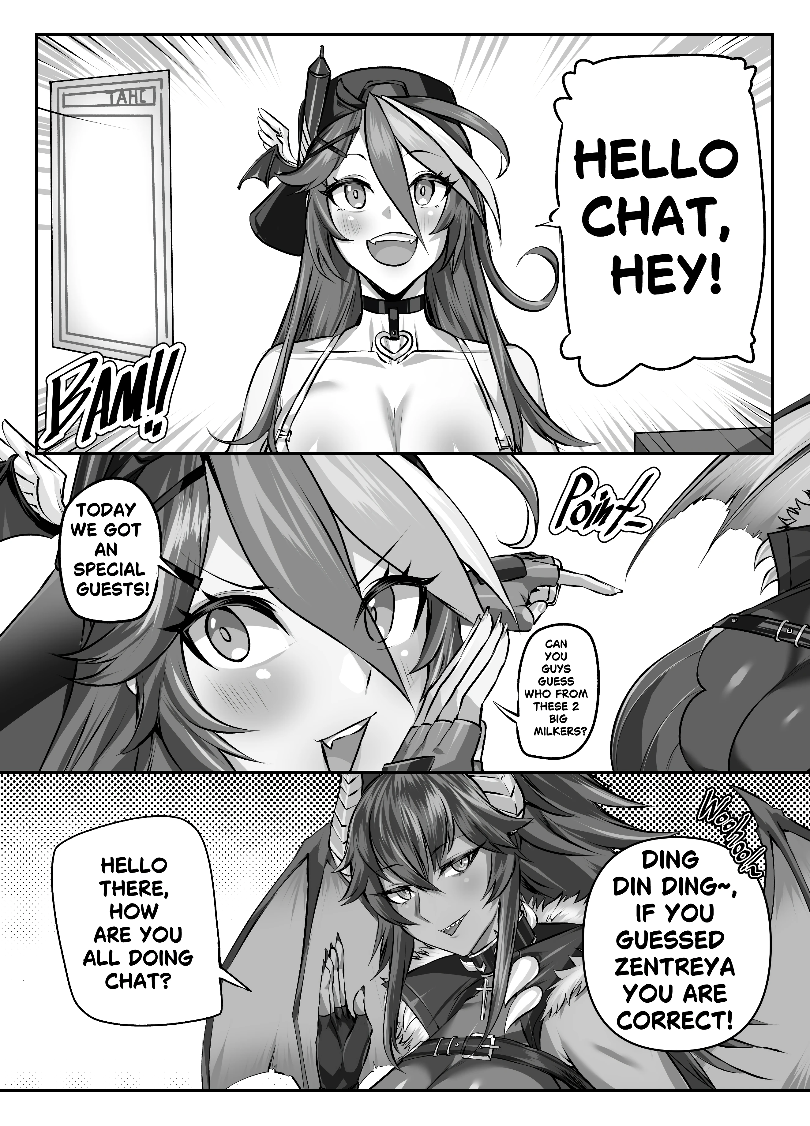 Vtubers Collab (Techycutie x Zentreya) porn comic picture 1