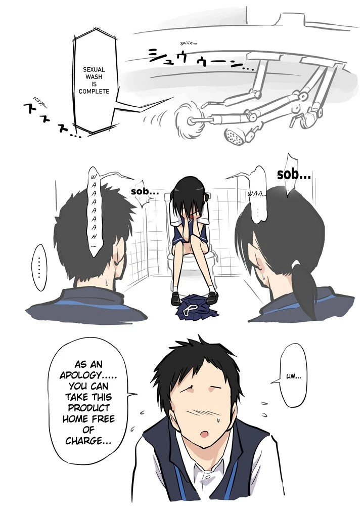 Washlet ni Okasareta porn comic picture 19