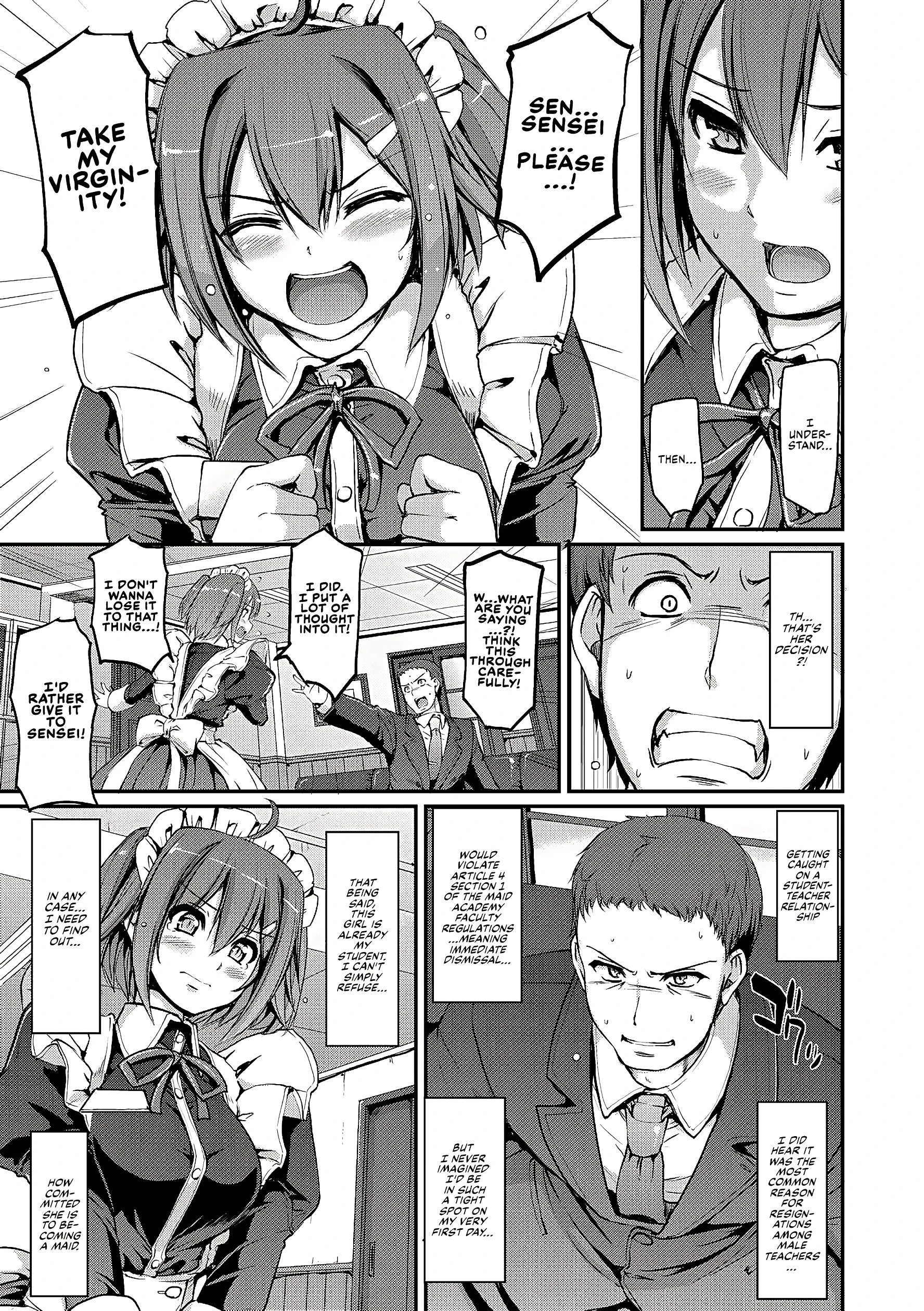 Welcome to Maid Academy porn comic picture 15