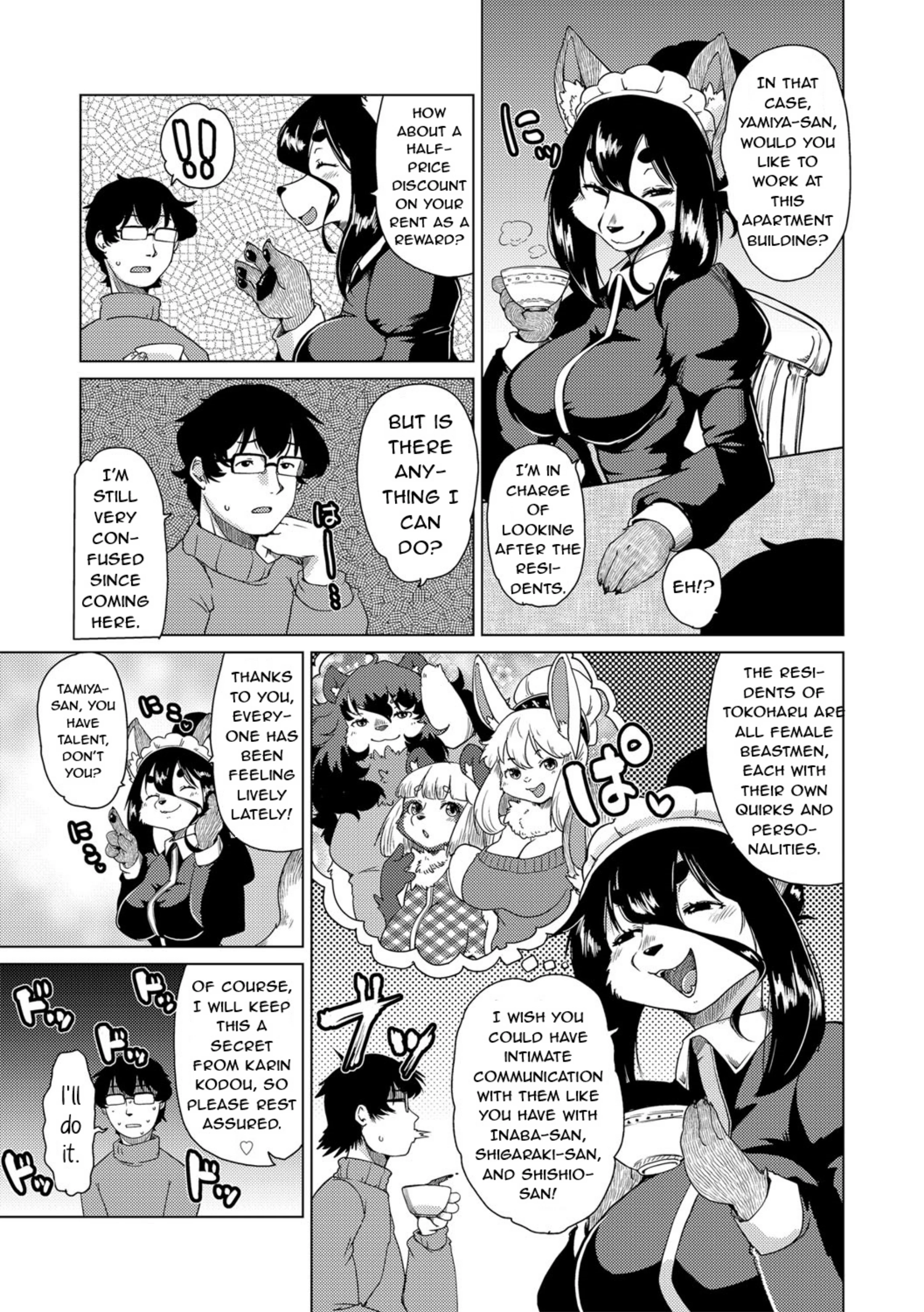 Welcome to the Tokoharu Beastfolk Apartment! 4 porn comic picture 4