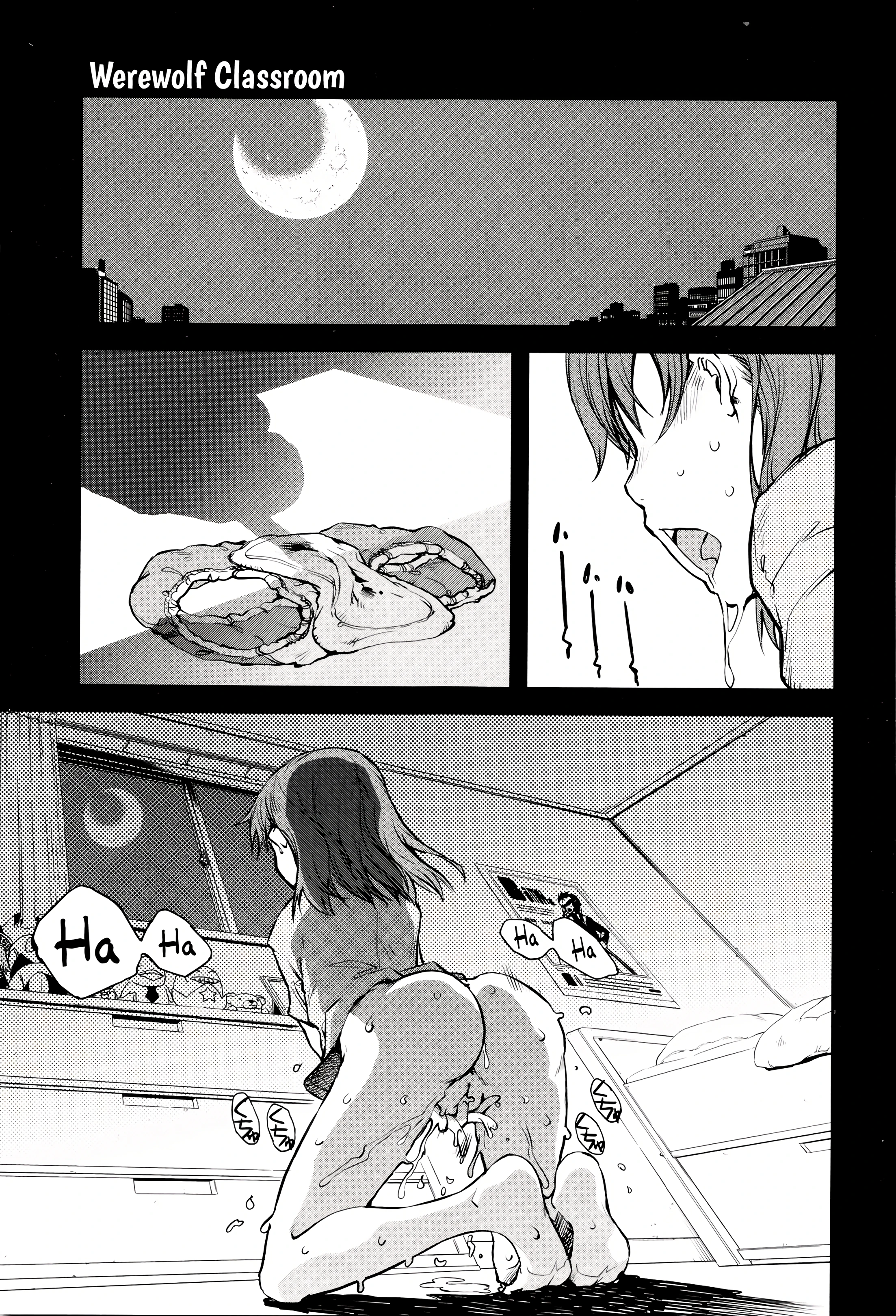 Werewolf Classroom 2 porn comic picture 1
