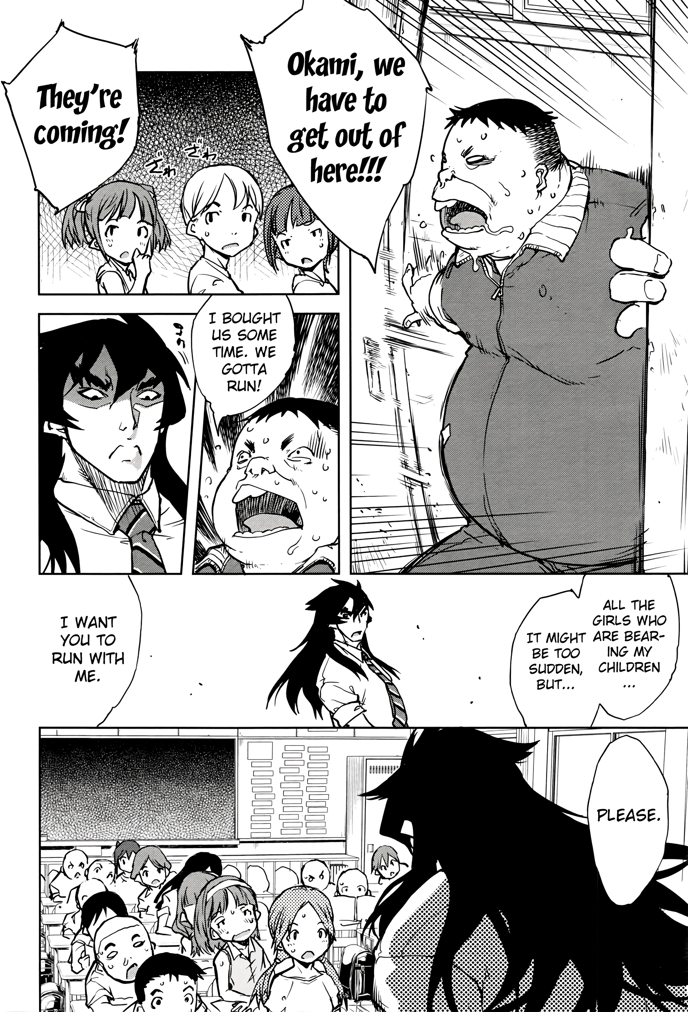 Werewolf Classroom 5 porn comic picture 22
