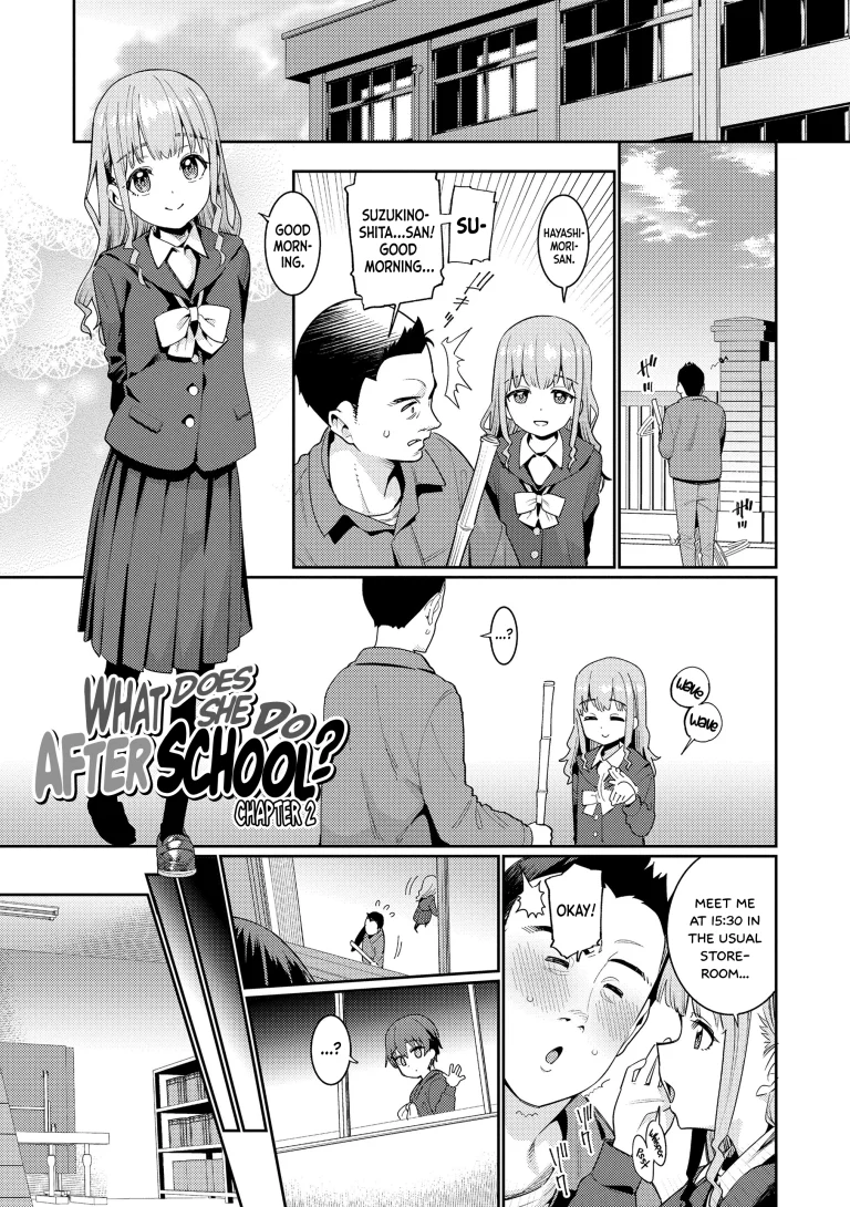 What Does She Do After School 2 porn comic picture 1