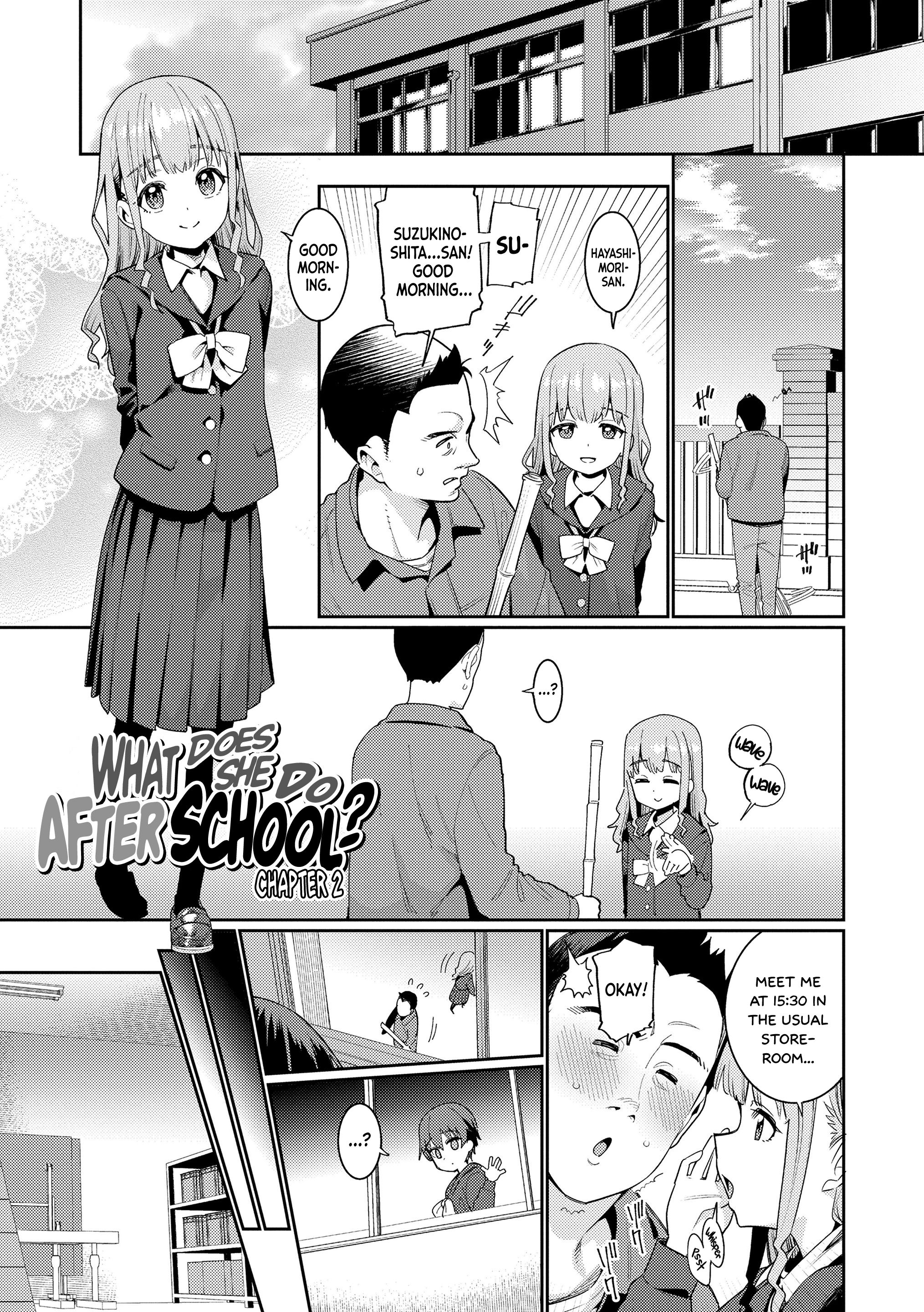 What Does She Do After School 2 porn comic picture 1