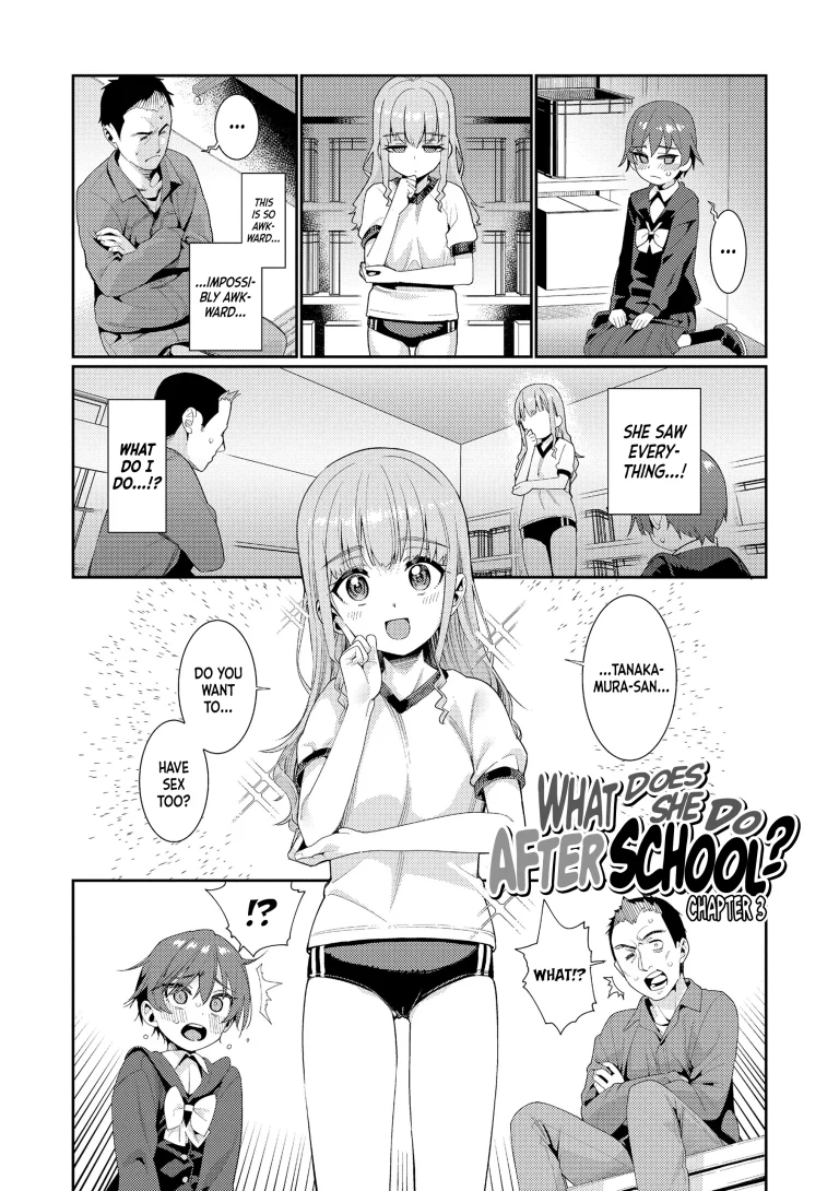 What Does She Do After School 3 porn comic picture 1