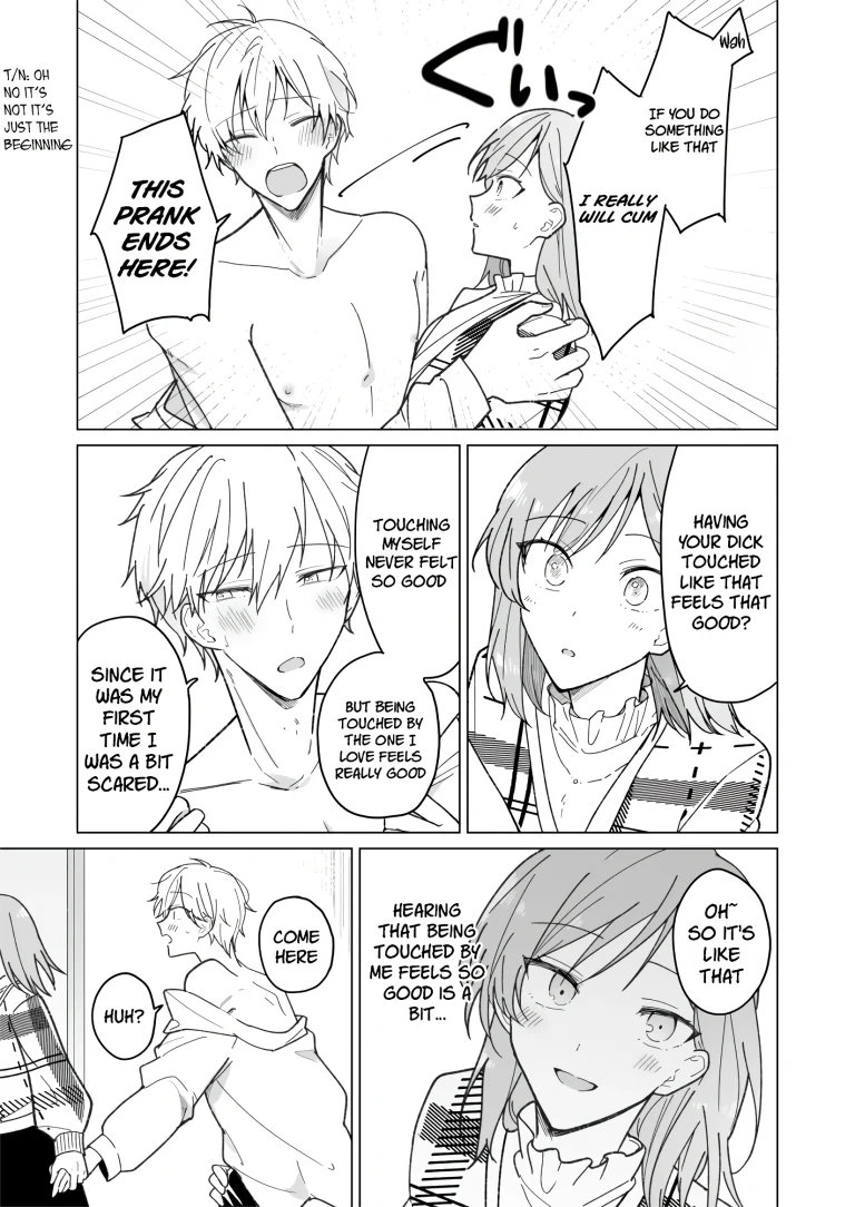 When I Prank My Handsome Boyfriend, He’s So Cute, I Can’t Stop Teasing Him porn comic picture 10