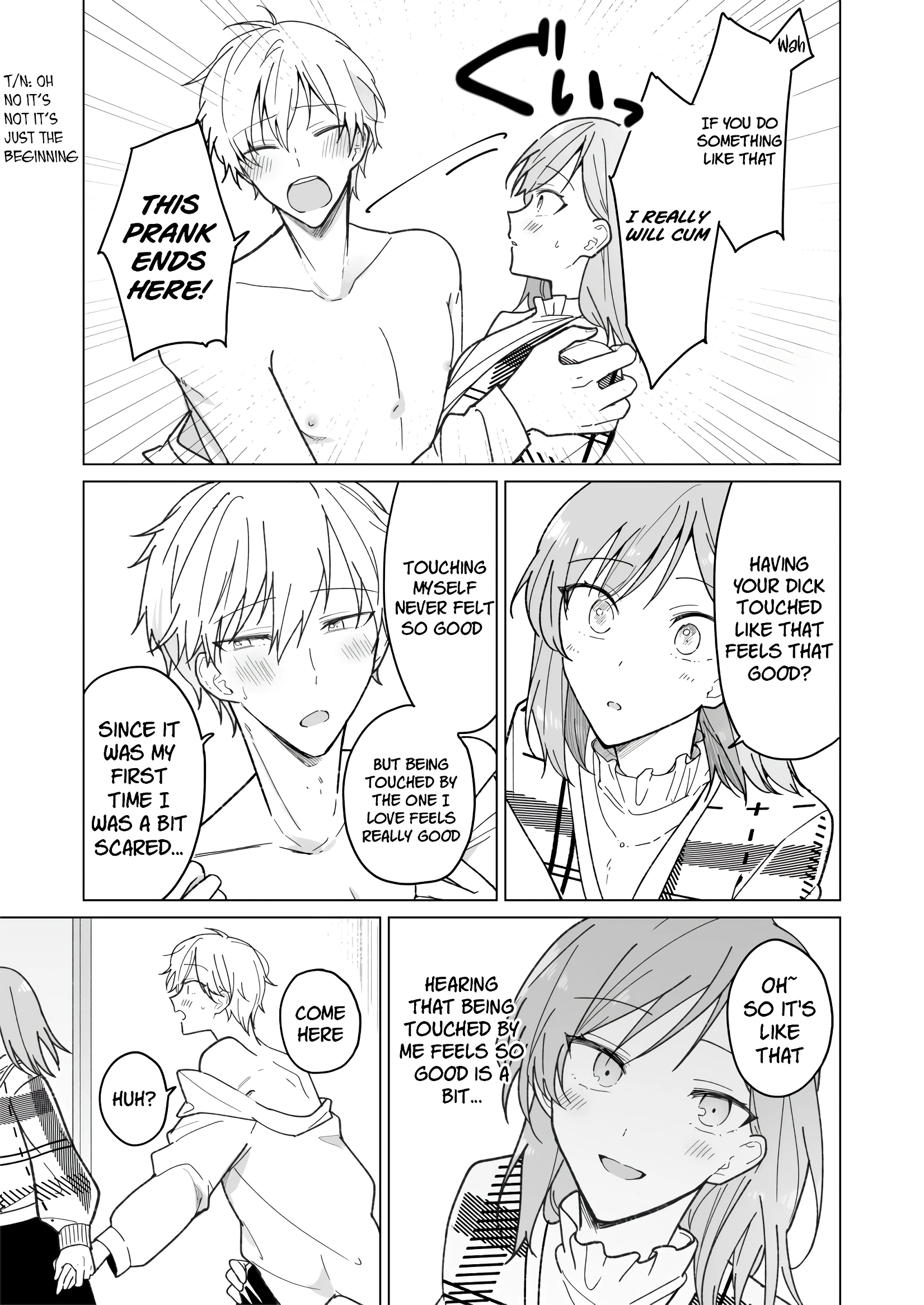 When I Prank My Handsome Boyfriend, He’s So Cute, I Can’t Stop Teasing Him porn comic picture 10