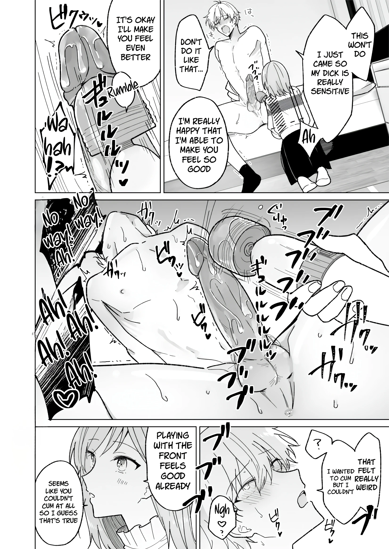 When I Prank My Handsome Boyfriend, He’s So Cute, I Can’t Stop Teasing Him porn comic picture 19