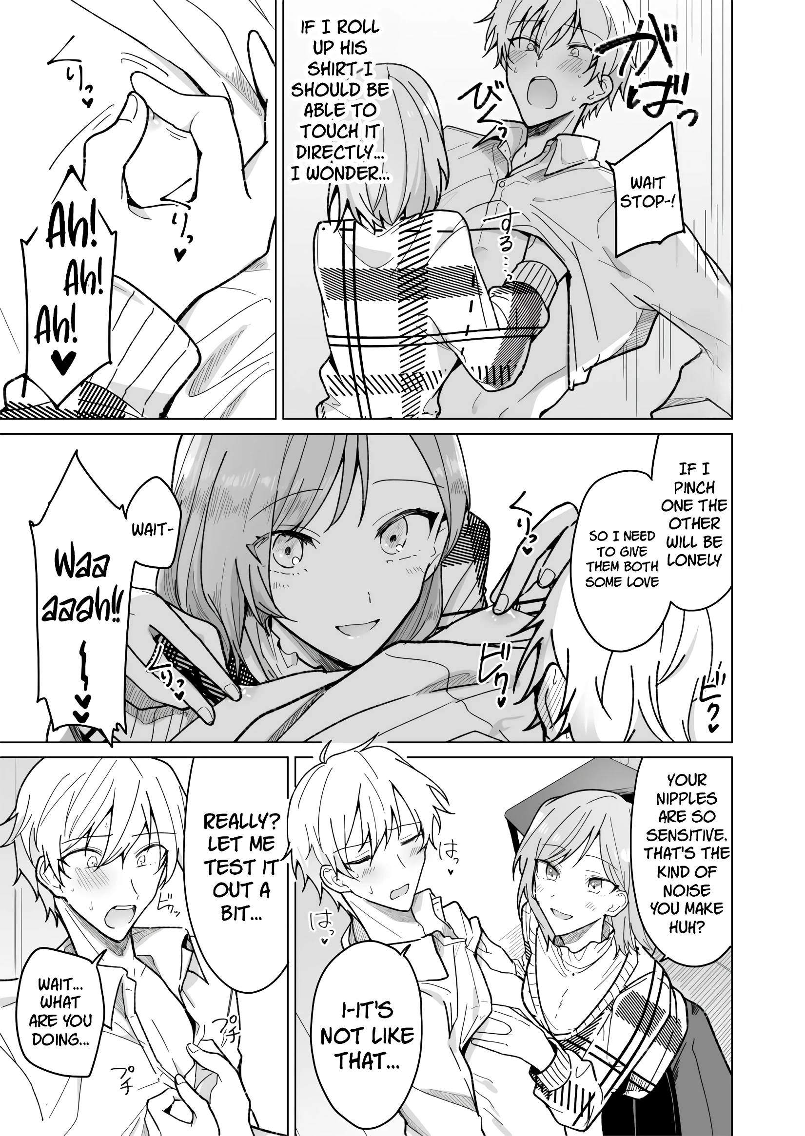 When I Prank My Handsome Boyfriend, He’s So Cute, I Can’t Stop Teasing Him porn comic picture 6