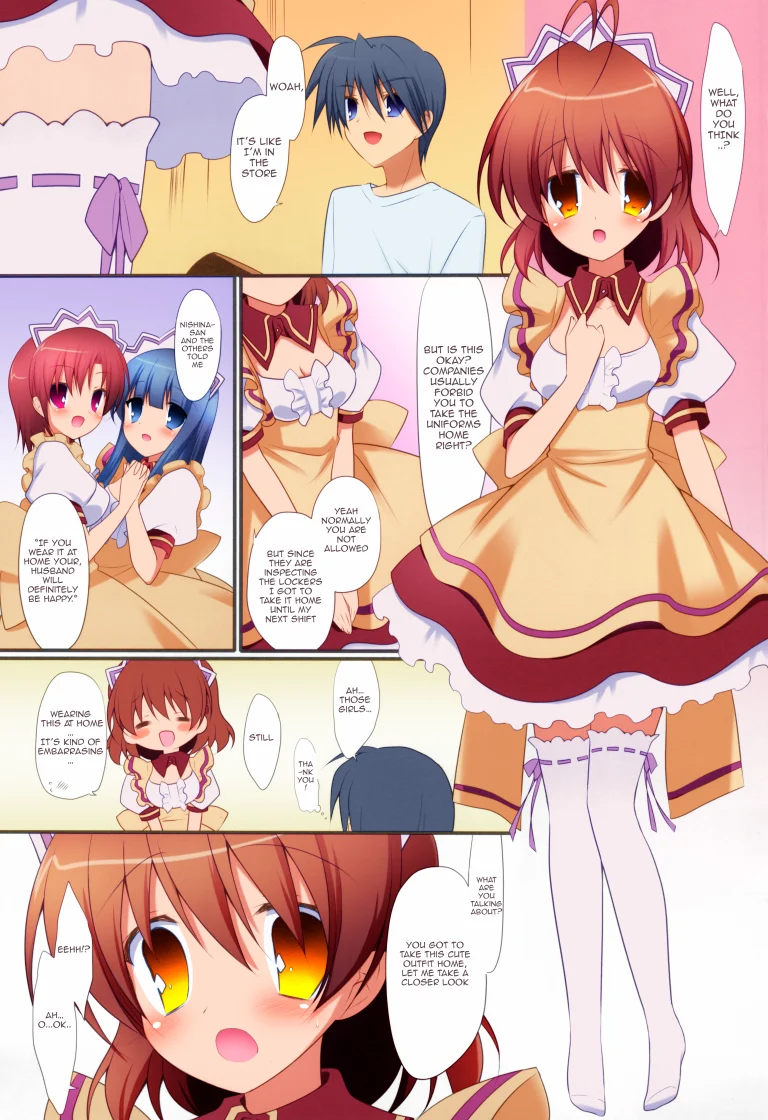 WIFED: That Time My Wife Came Home in Her Uniform, So I Creampied Her All Night! porn comic picture 2