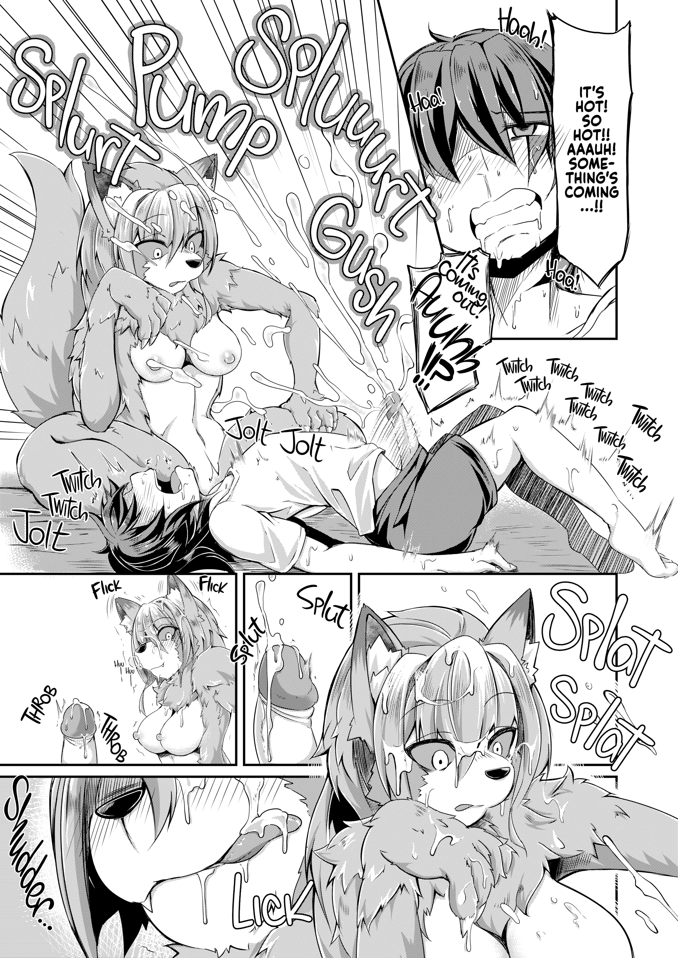 Wolf Girl and Young Man porn comic picture 5